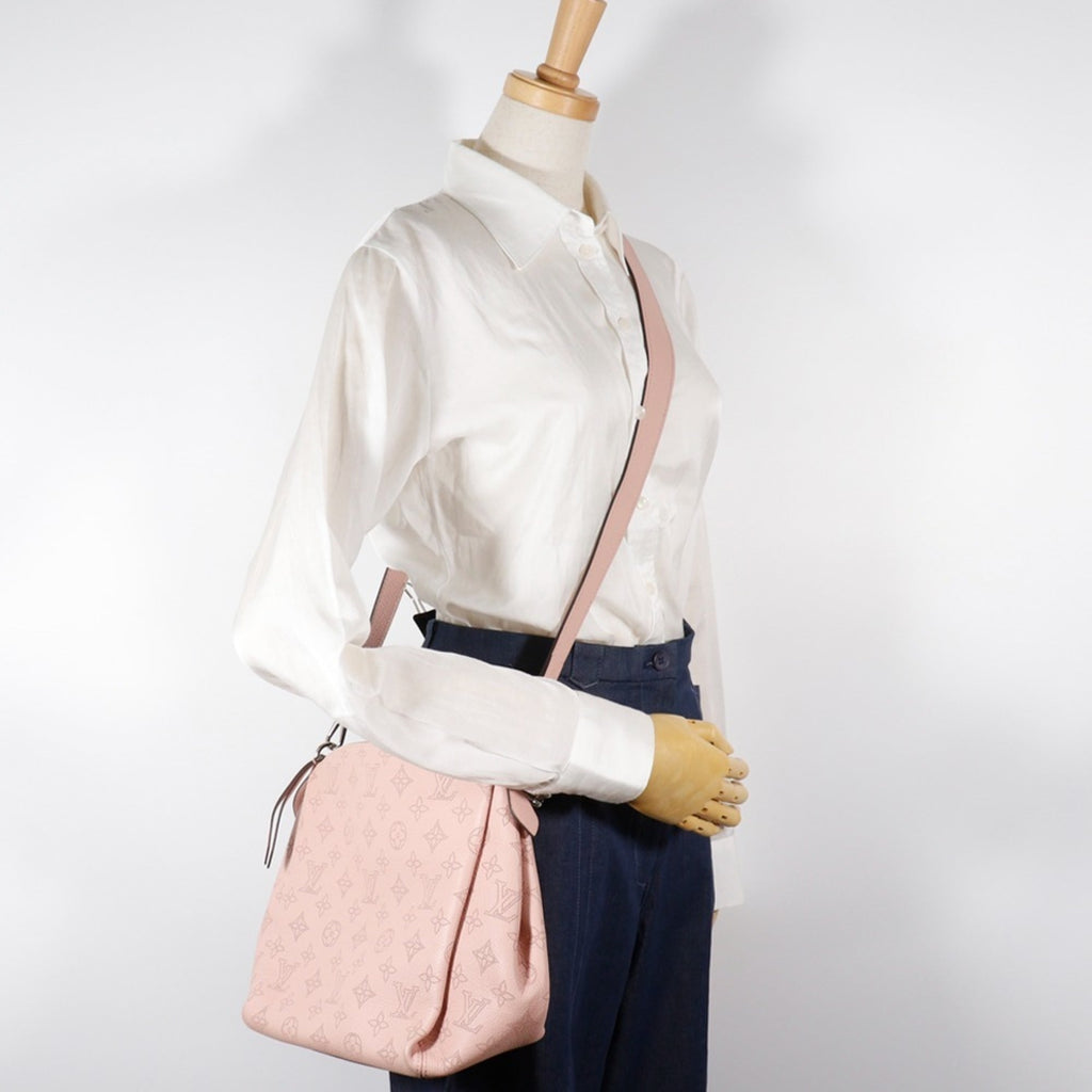 Louis Vuitton Magnolia Pink Mahina Leather Monogram Shoulder Bag