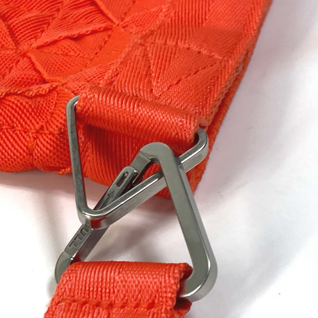 Bottega Veneta Orange Intrecciato Clutch Bag Pouch