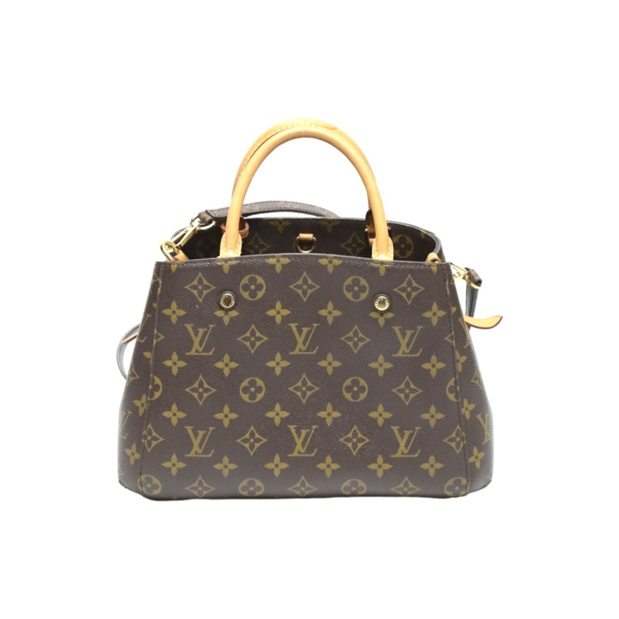 Louis Vuitton Brown Monogram Canvas Handbag Shoulder Bag