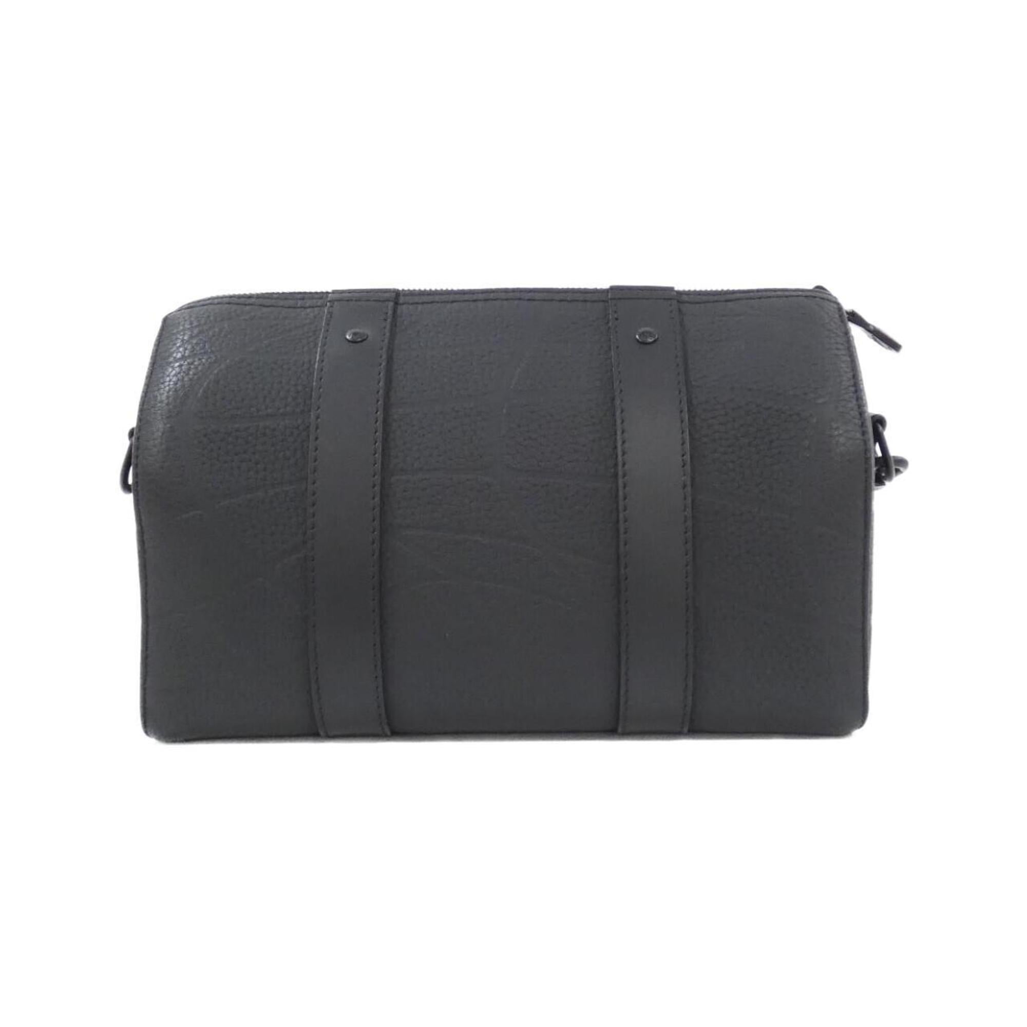 Louis Vuitton Black Leather Shoulder Bag