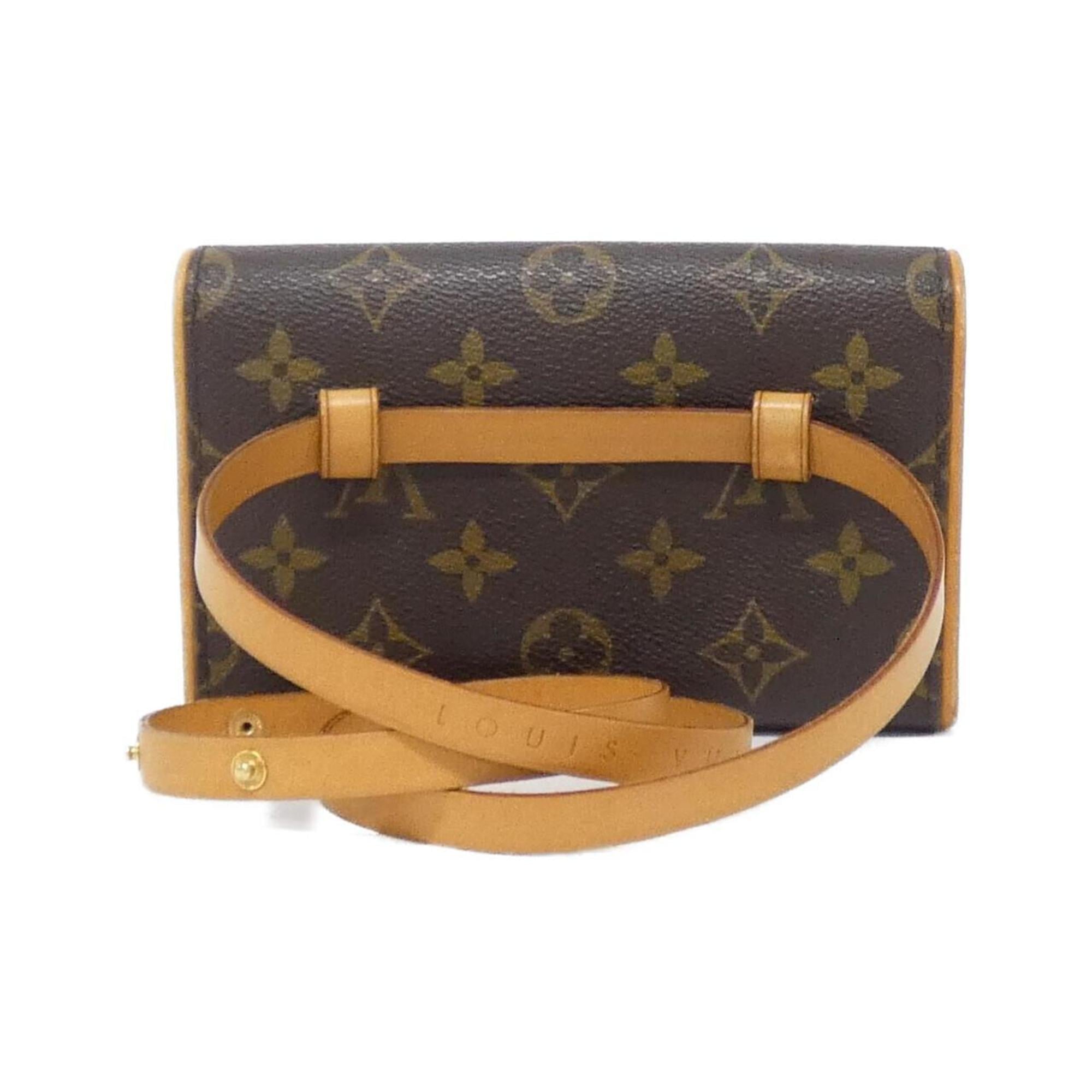 Louis Vuitton Brown Coated Canvas Fanny Pack Pochette