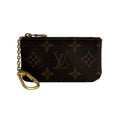 Louis Vuitton Brown Leather Pvc Coin Purse/Coin Case