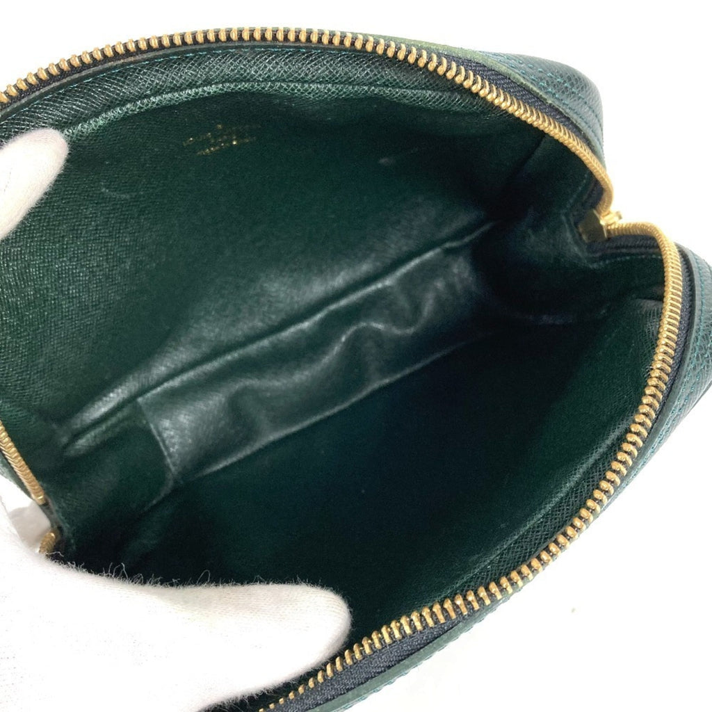 Louis Vuitton Taiga Episea Green Taiga Leather Clutch Bag