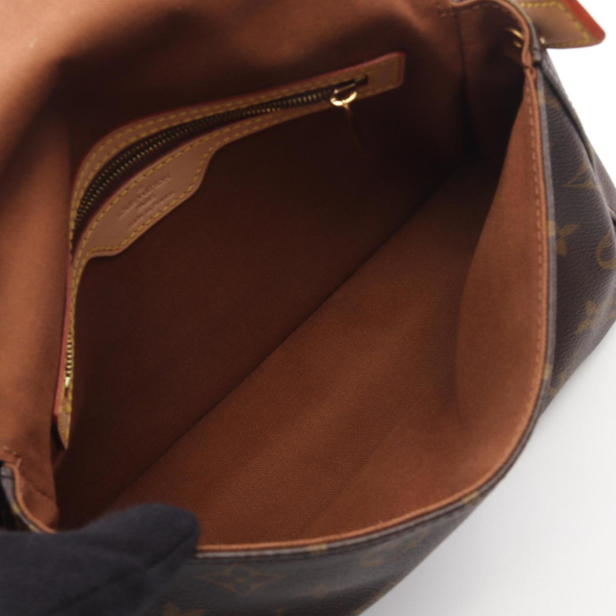 Louis Vuitton Brown Monogram Coated Canvas Handbag