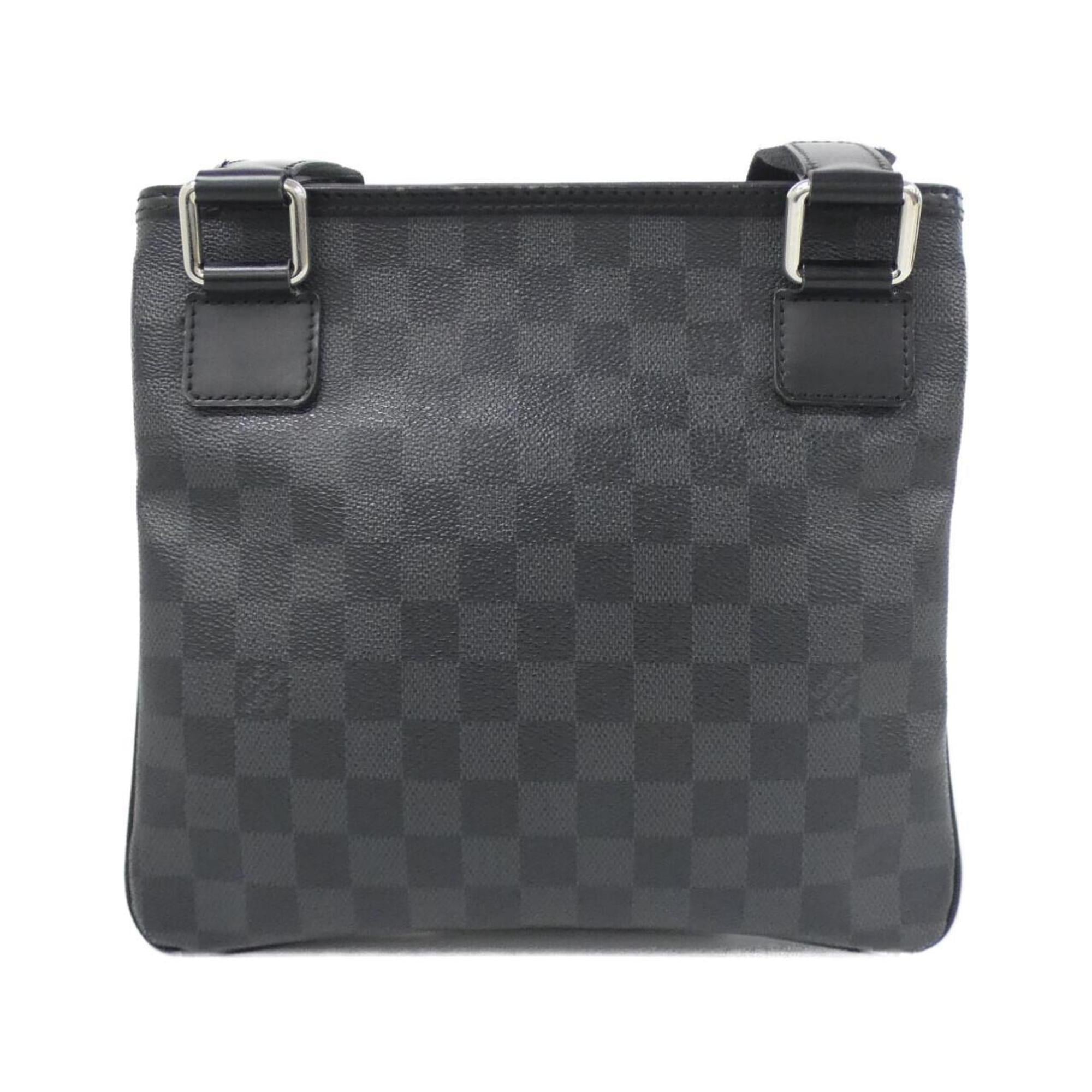 Louis Vuitton Graphite Coated Canvas Shoulder Bag