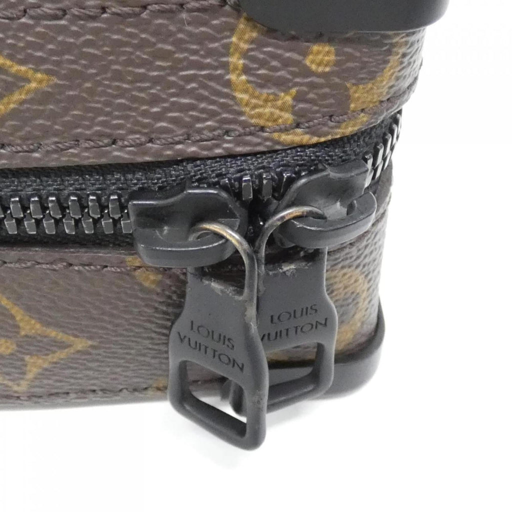 Louis Vuitton Black Marron Coated Canvas Shoulder Bag