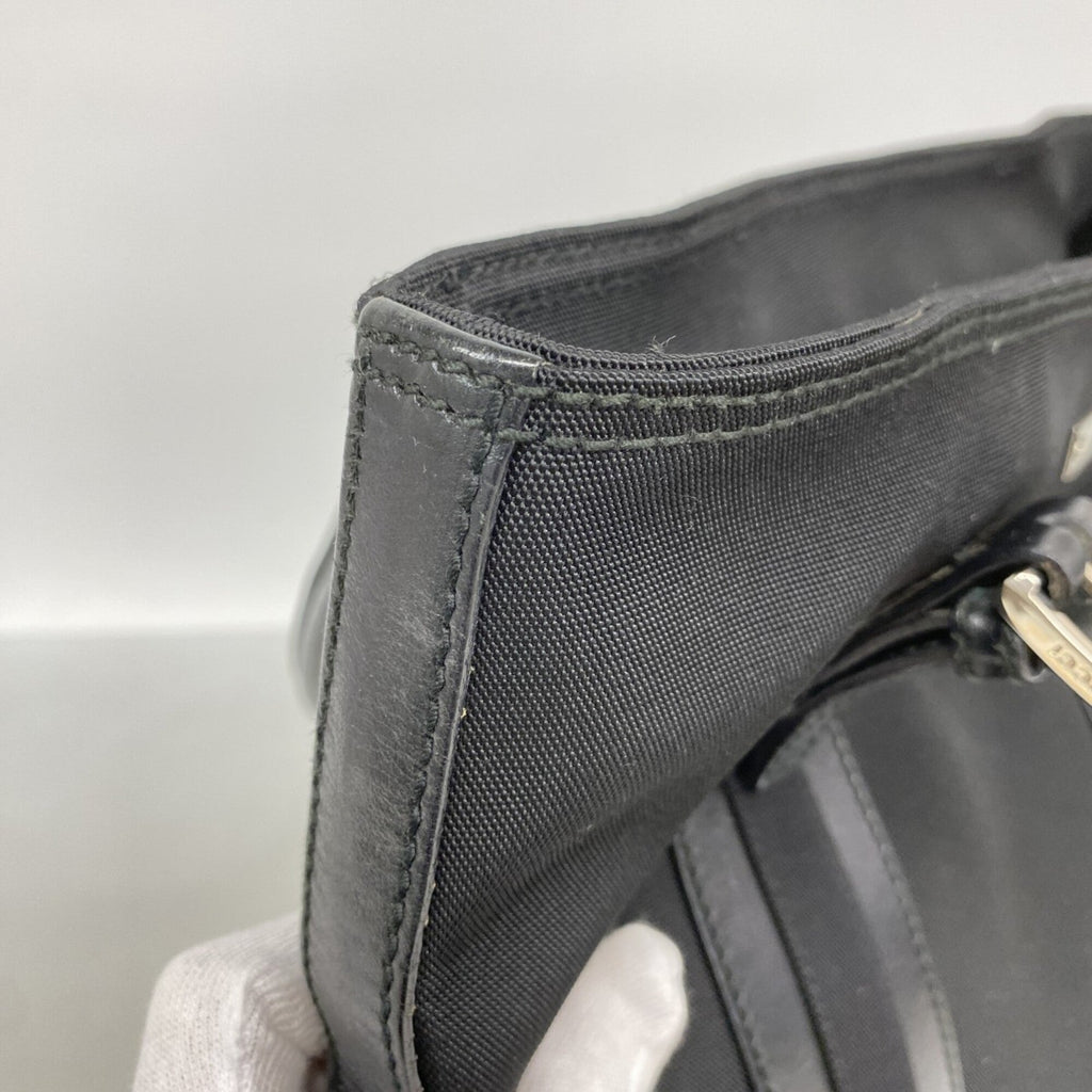 Gucci Black Nylon Tote Bag (Pre-Owned)