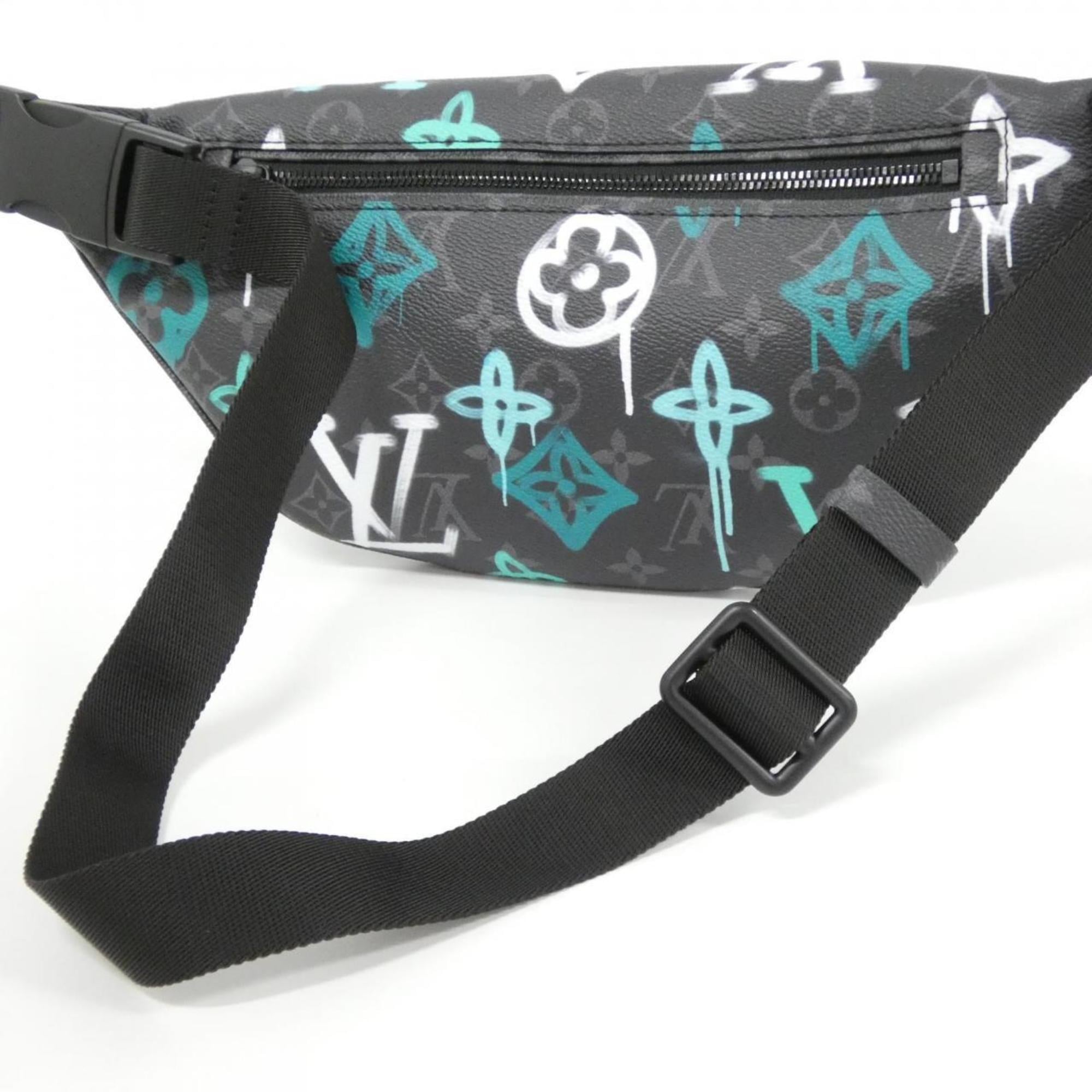 Louis Vuitton Black Coated Canvas Shoulder Bag