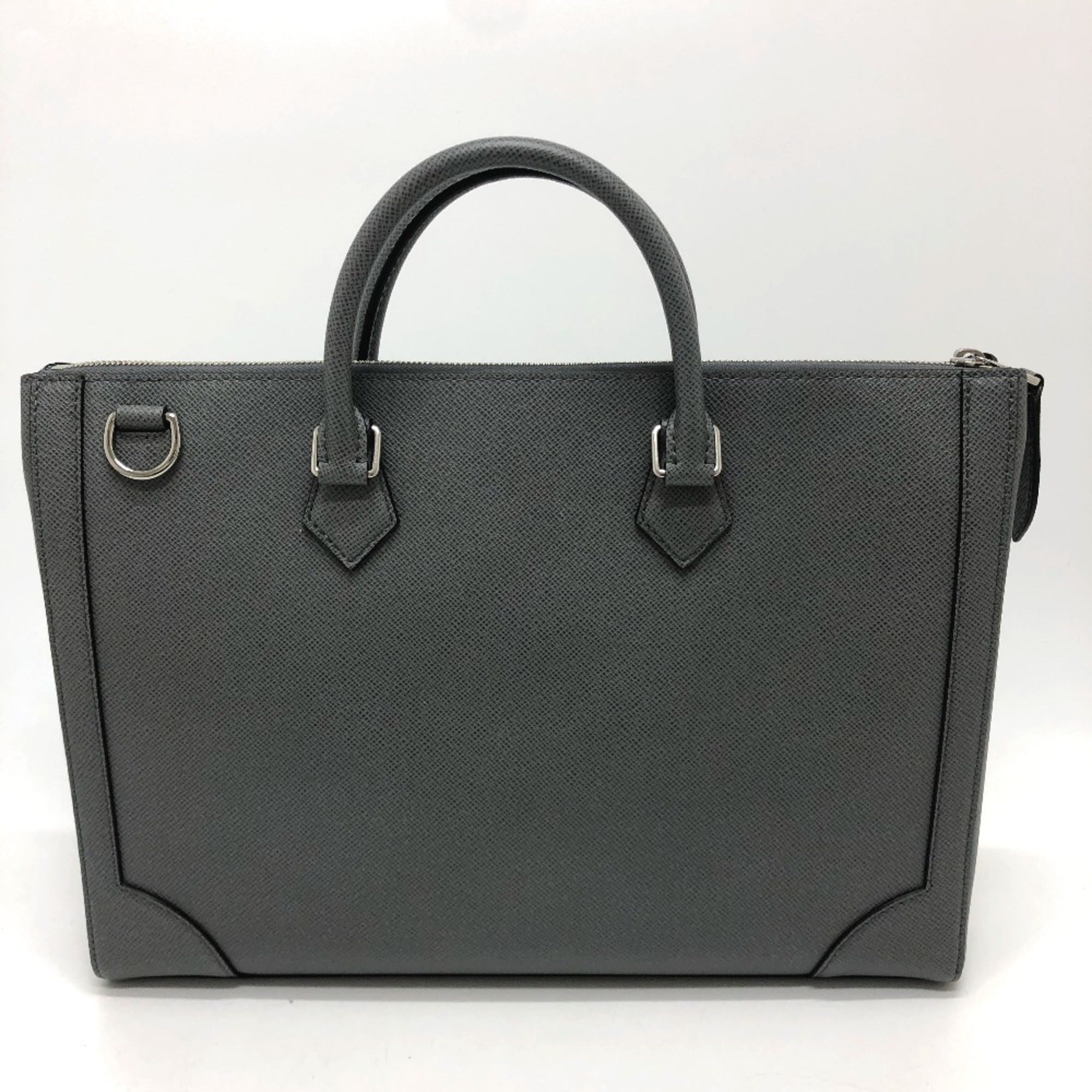 Louis Vuitton Taiga Gray Taiga Leather Briefcase