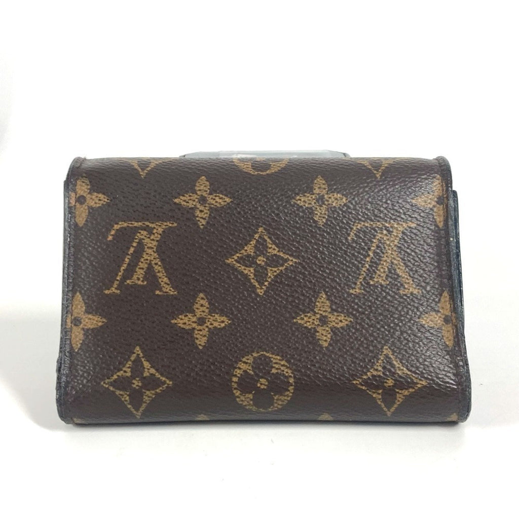 Louis Vuitton Monogram Black Brown Monogram Wallet (Tri-Fold)