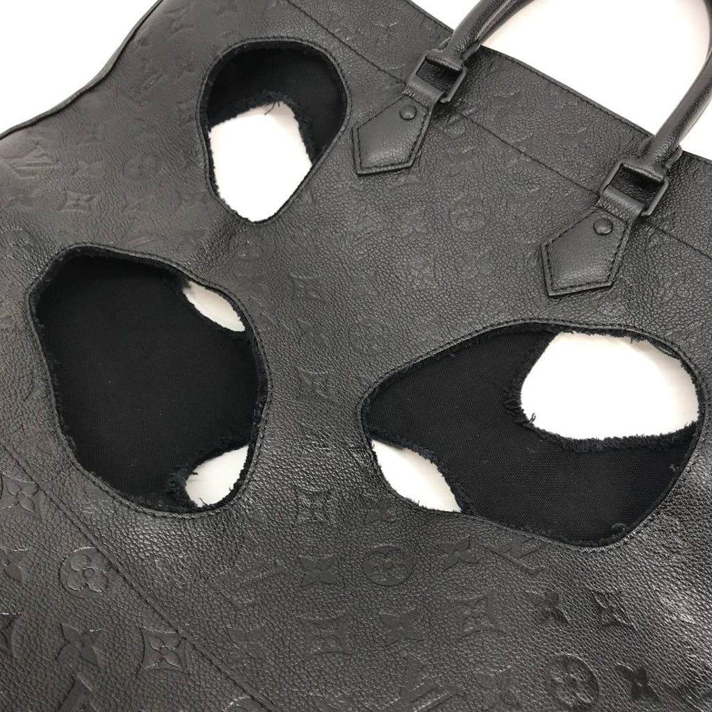 Louis Vuitton Black Noir Monogram Empreinte Shoulder Bag Tote Bag