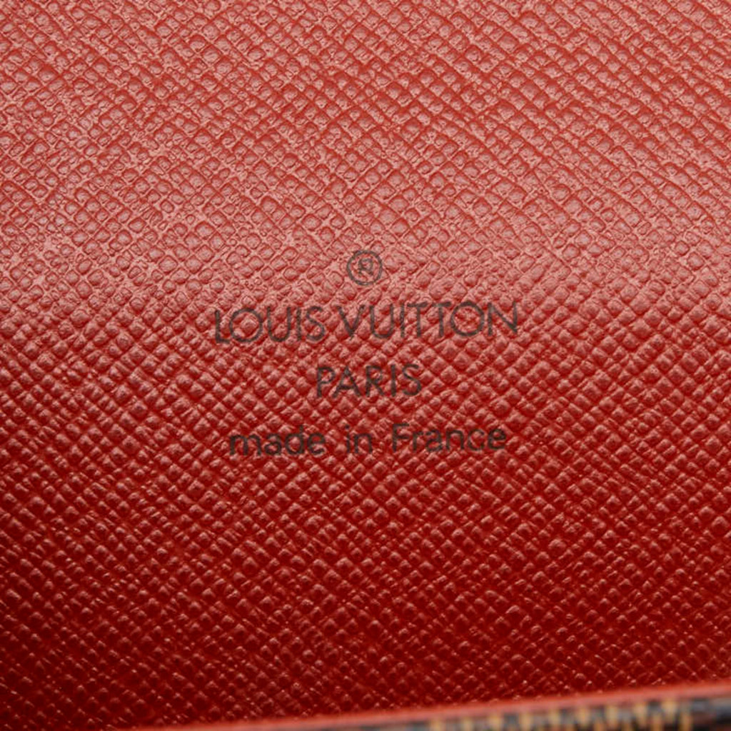 Louis Vuitton Brown Pvc Leather Shoulder Bag