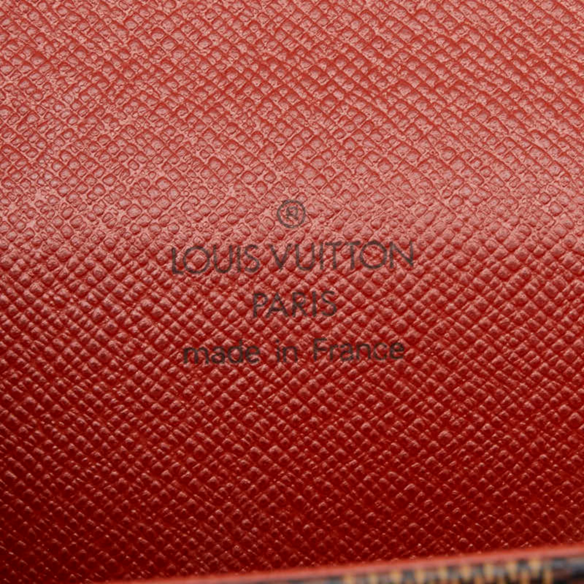 Louis Vuitton Brown Pvc Leather Shoulder Bag