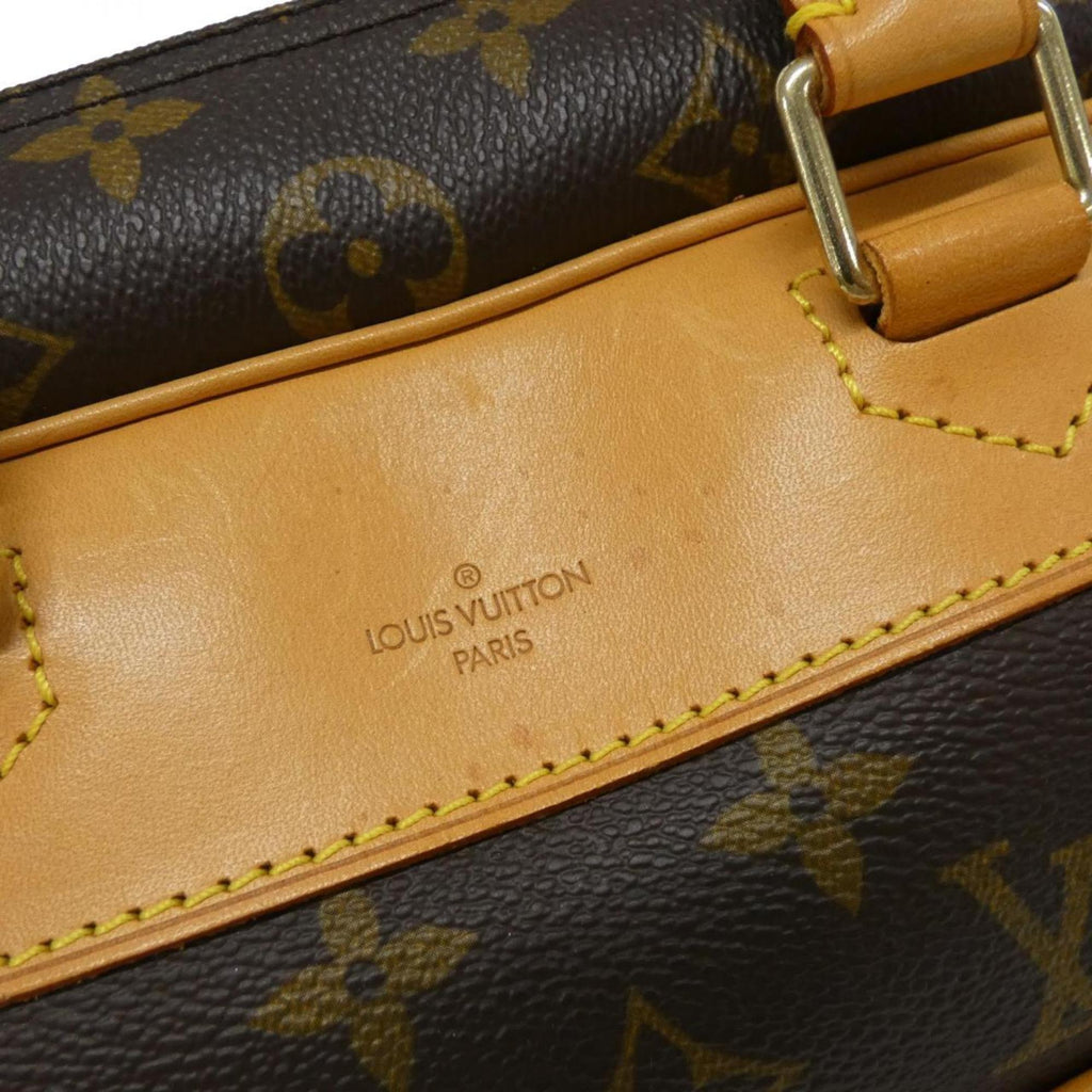 Louis Vuitton Marron Coated Canvas Handbag