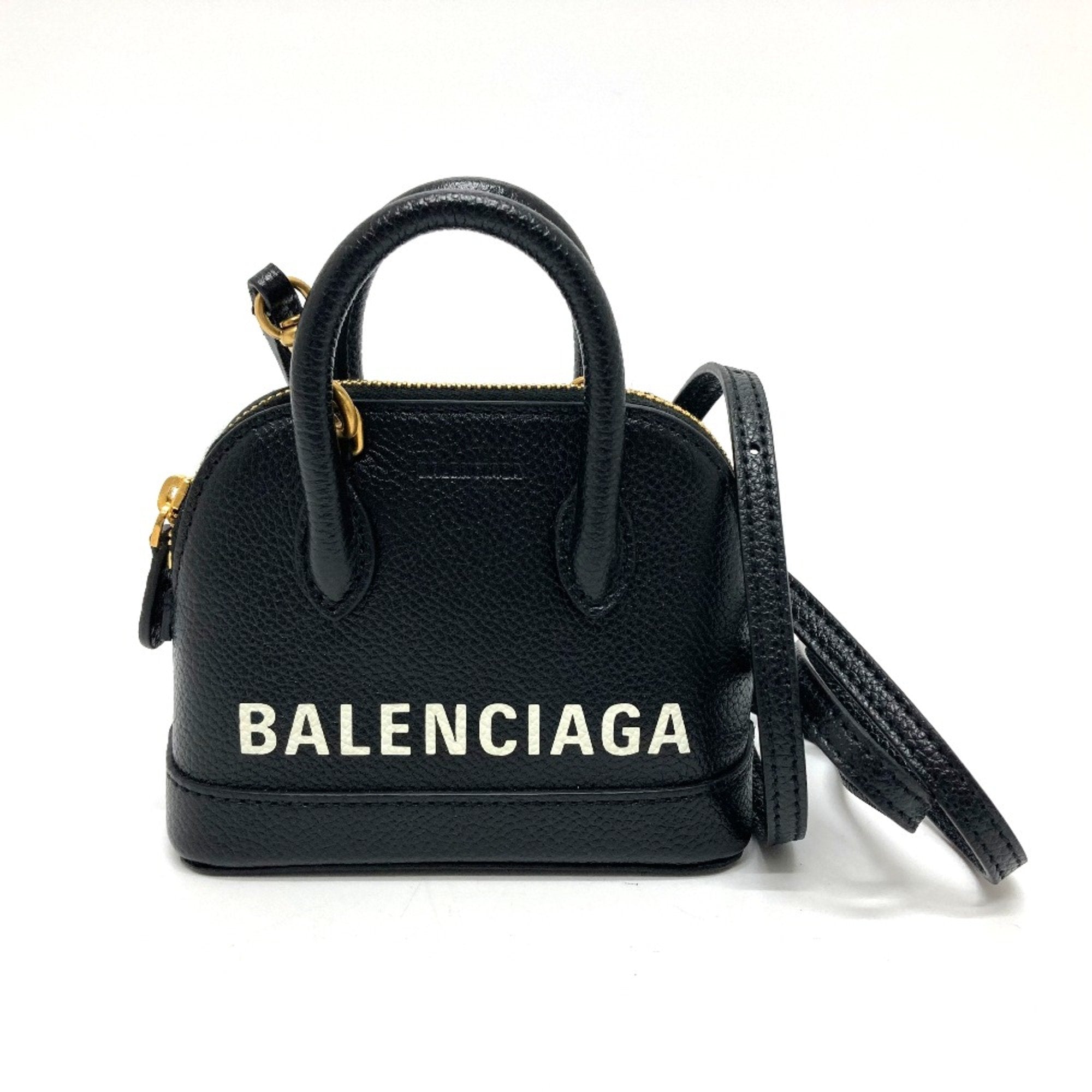 Balenciaga Black Leather Shoulder