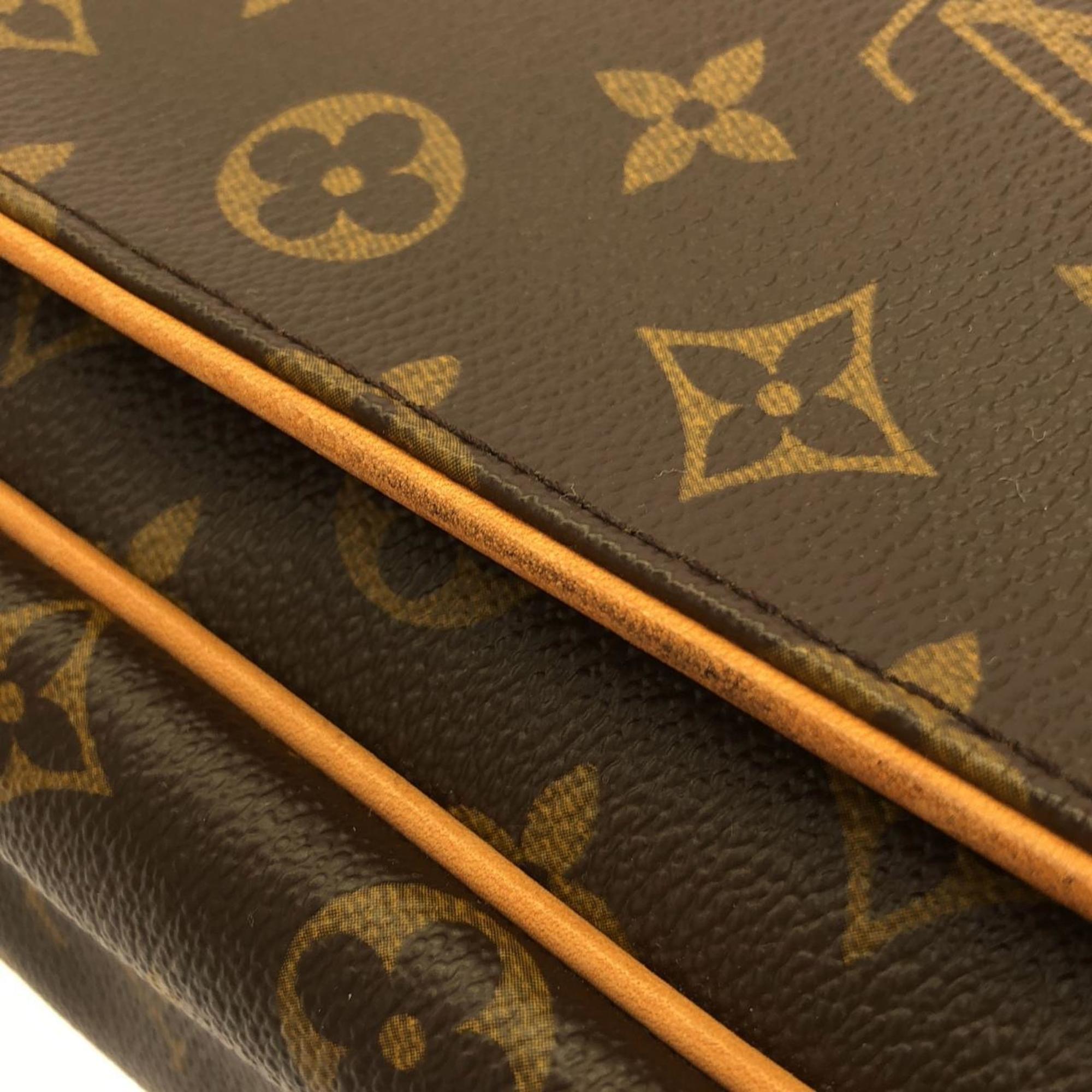 Louis Vuitton Monogram Marron Coated Canvas Shoulder Bag
