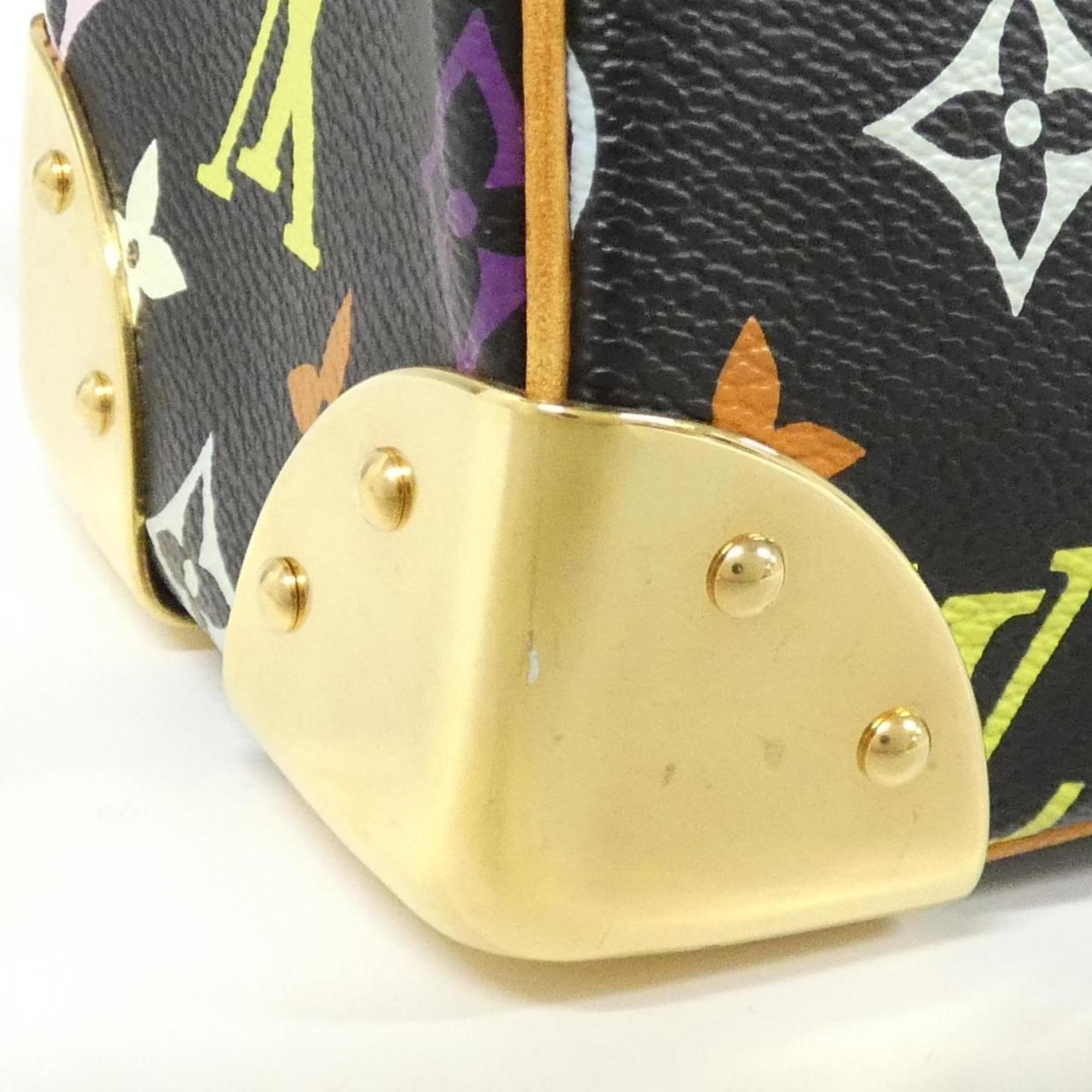 Louis Vuitton Monogram Multicolore Black Coated Canvas Shoulder Bag