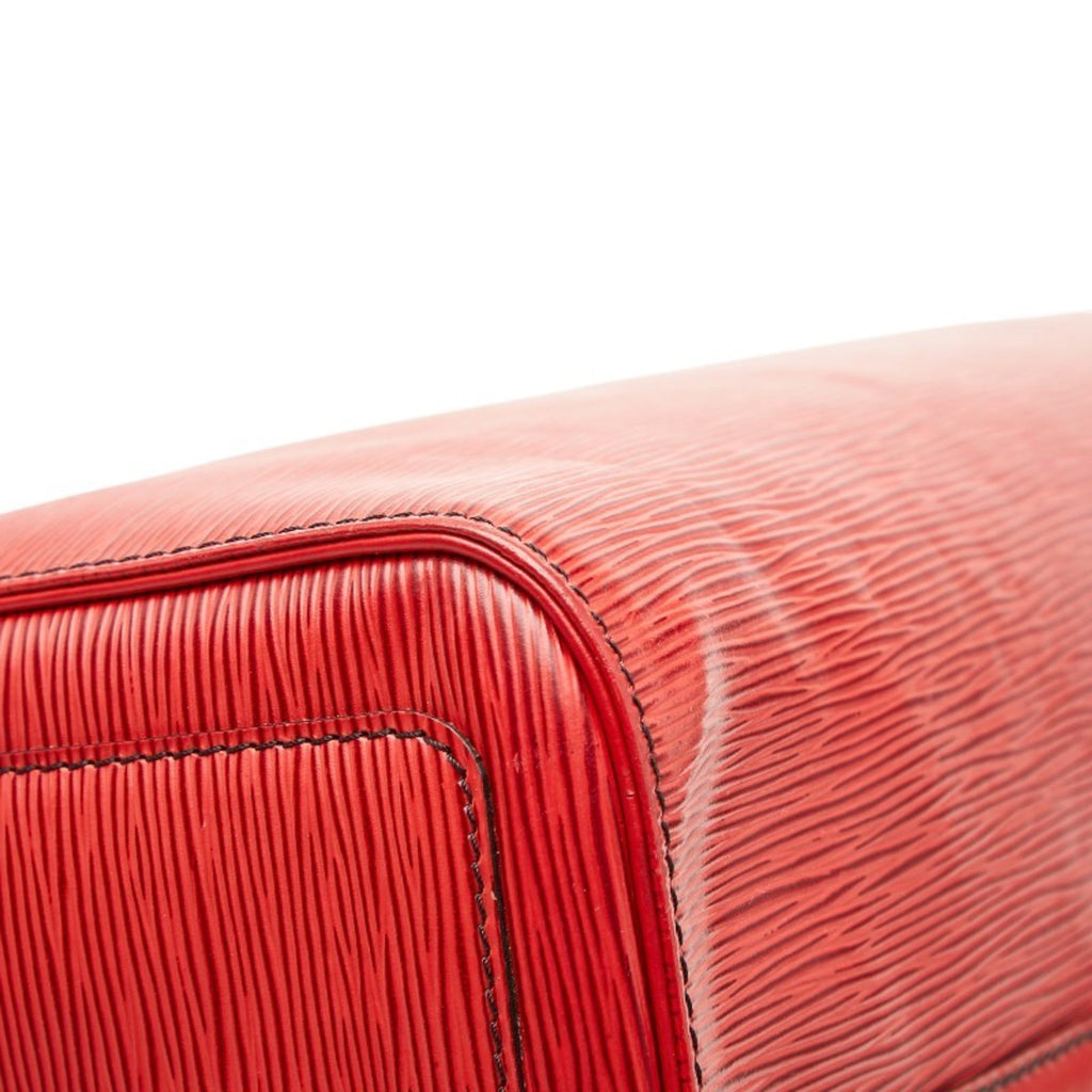 Louis Vuitton Epi Castilian Red Leather Boston Bag Handbag