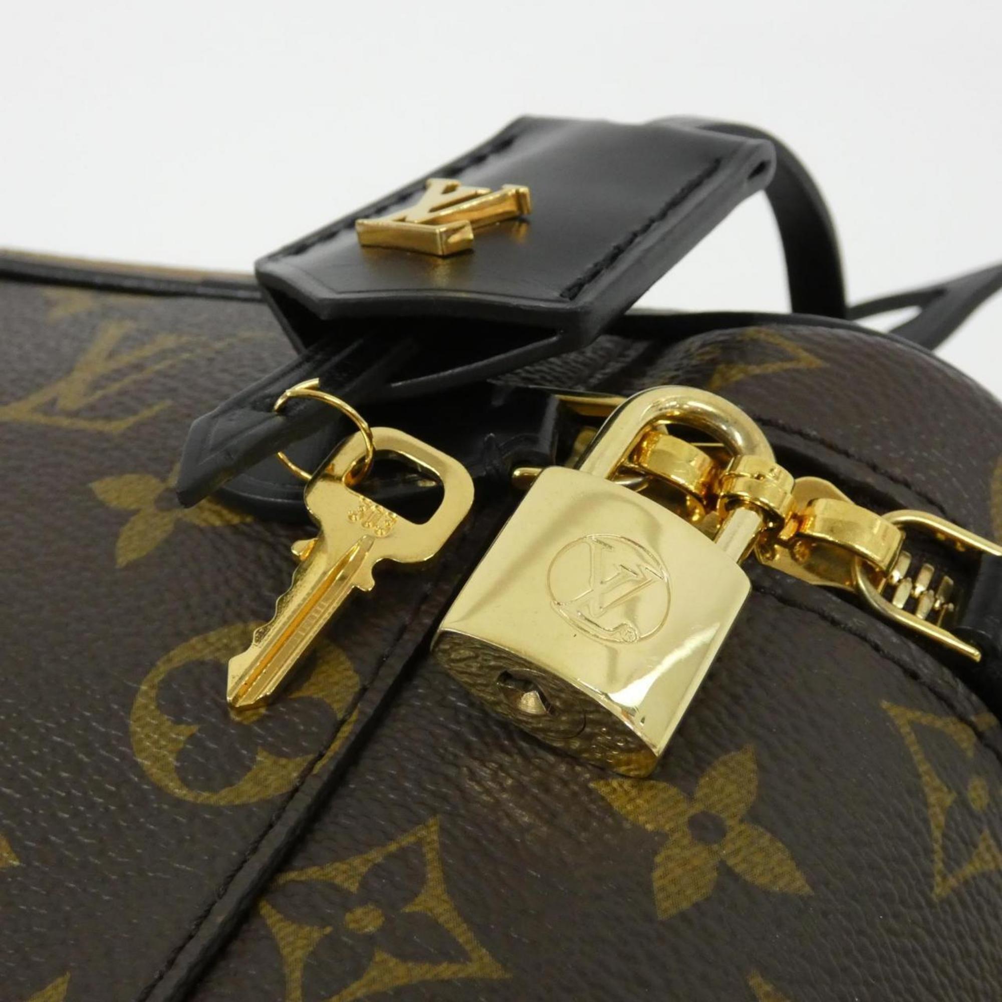 Louis Vuitton Marron Coated Canvas Handbag