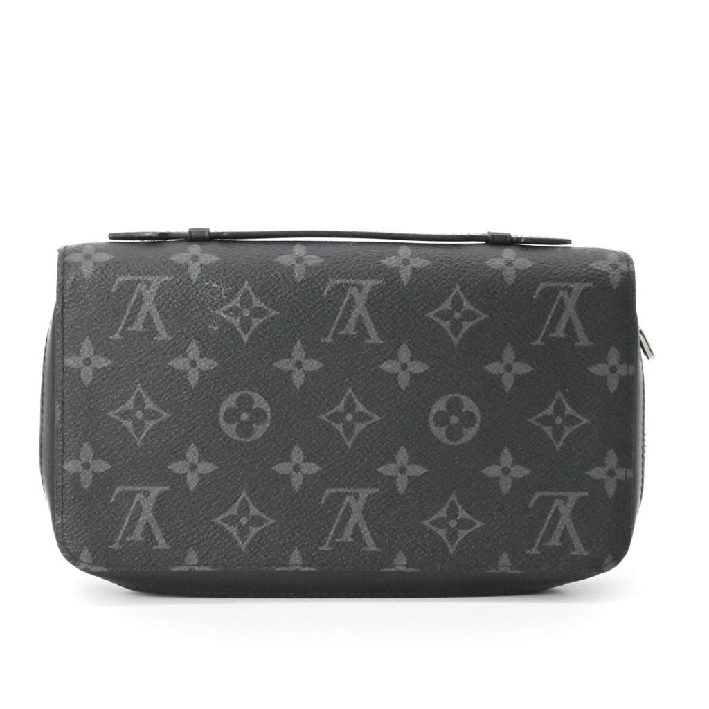 Louis Vuitton Black Monogram Eclipse Monogram Eclipse Long Wallet