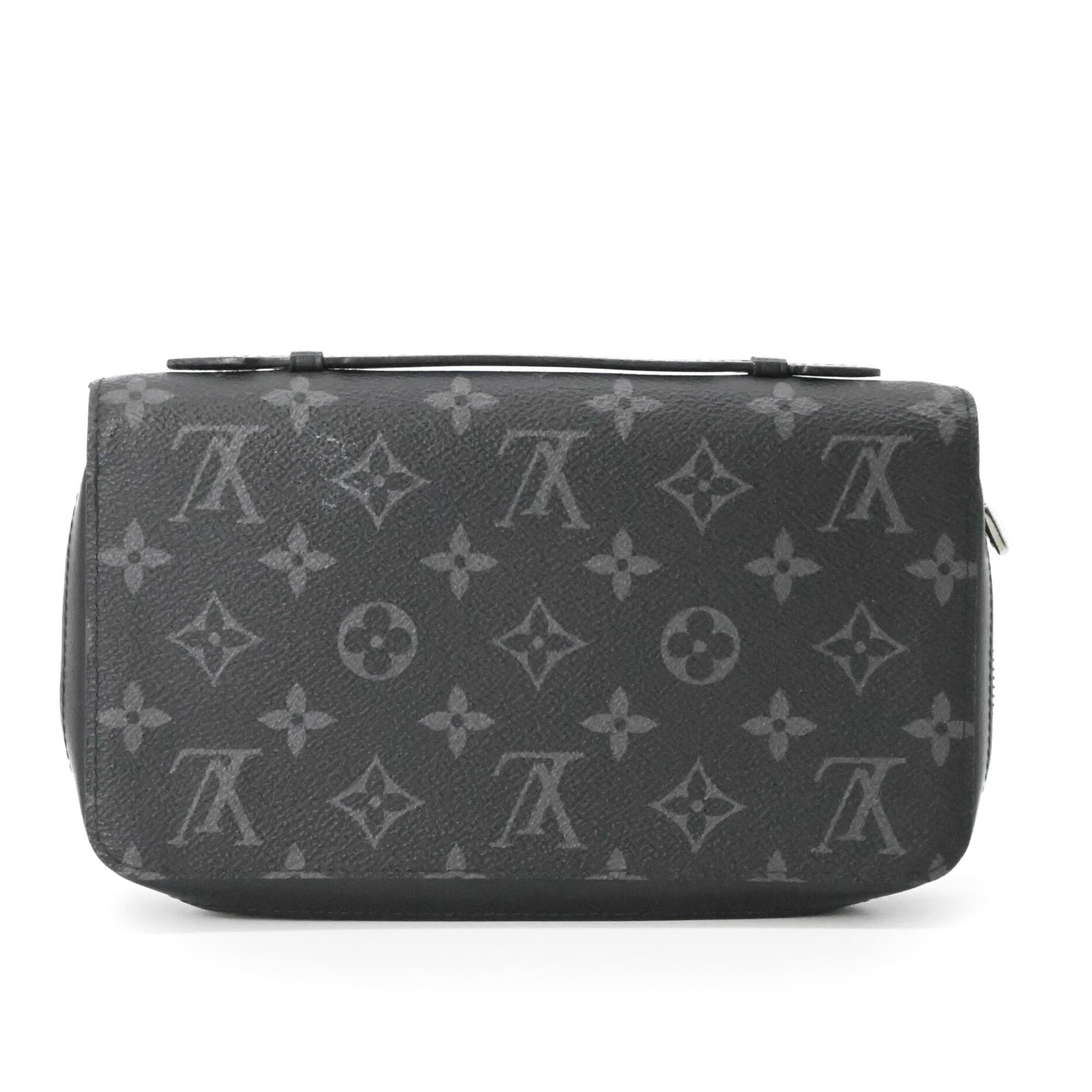 Louis Vuitton Black Monogram Eclipse Monogram Eclipse Long Wallet