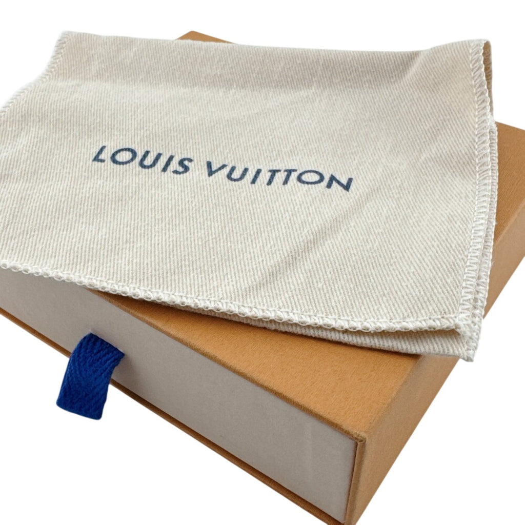 Louis Vuitton Monogram Brown Leather Wallet (Tri-Fold)