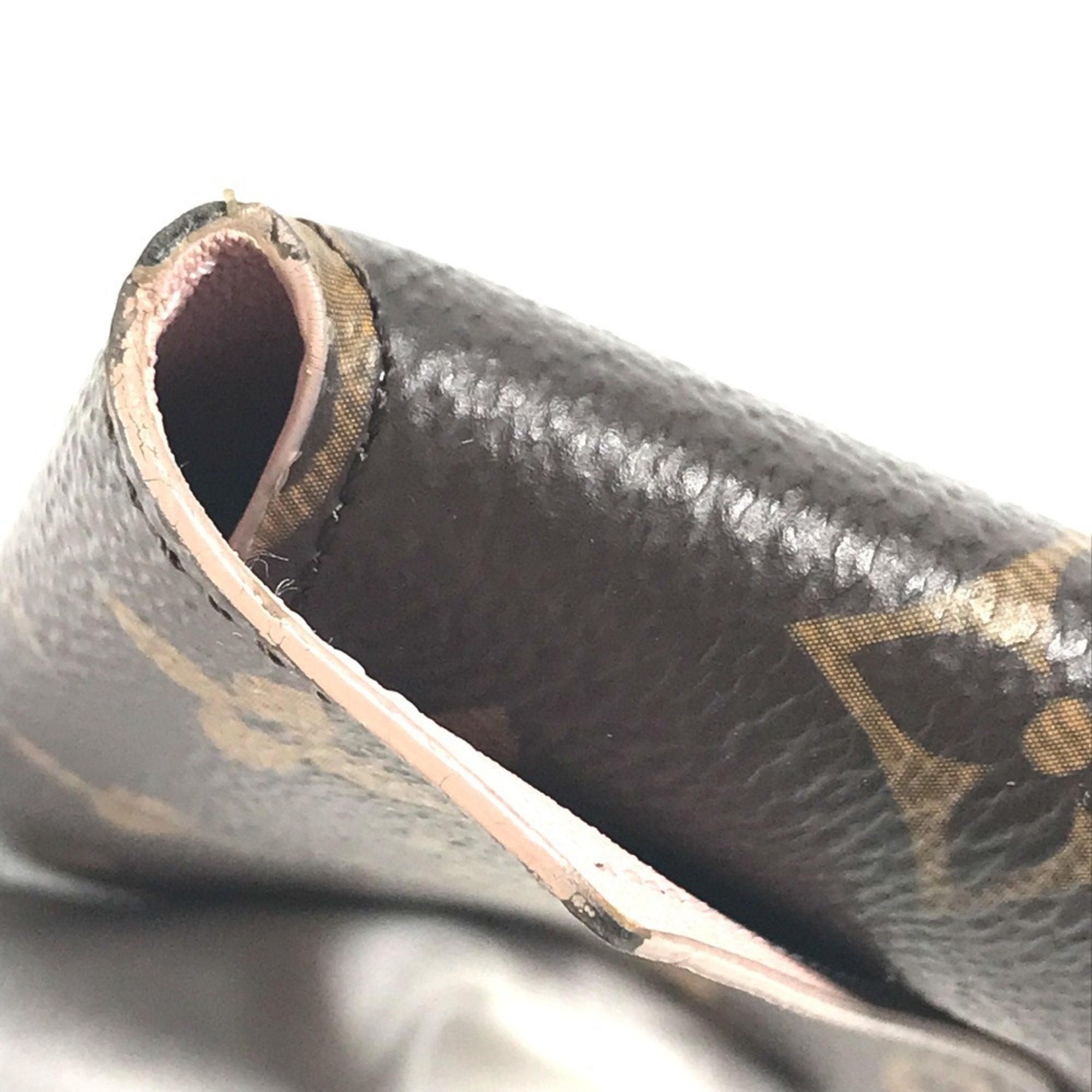 Louis Vuitton Brown Monogram Canvas Clutch Bag Pochette Pouch