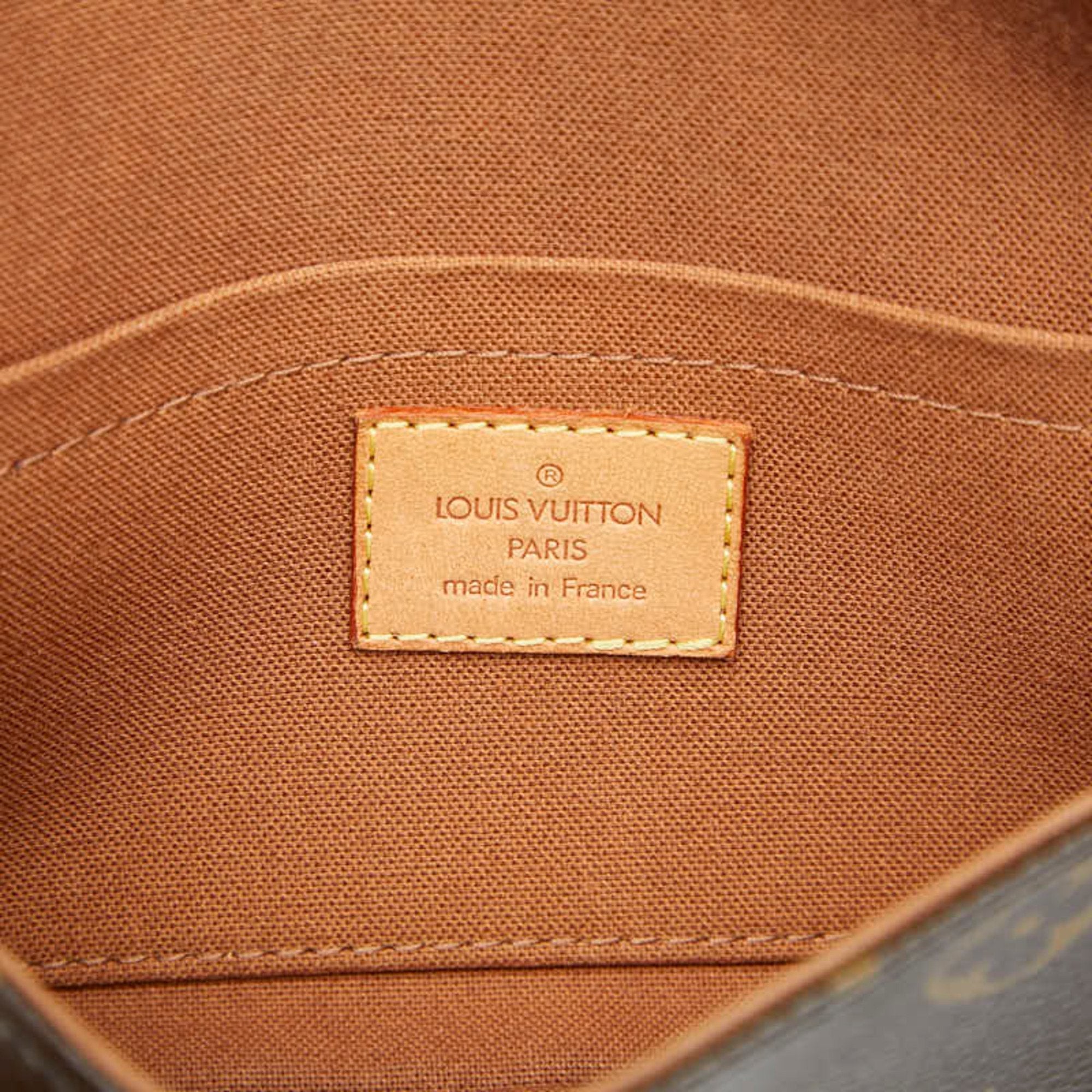 Louis Vuitton Brown Pvc Leather Fanny Pack Pochette