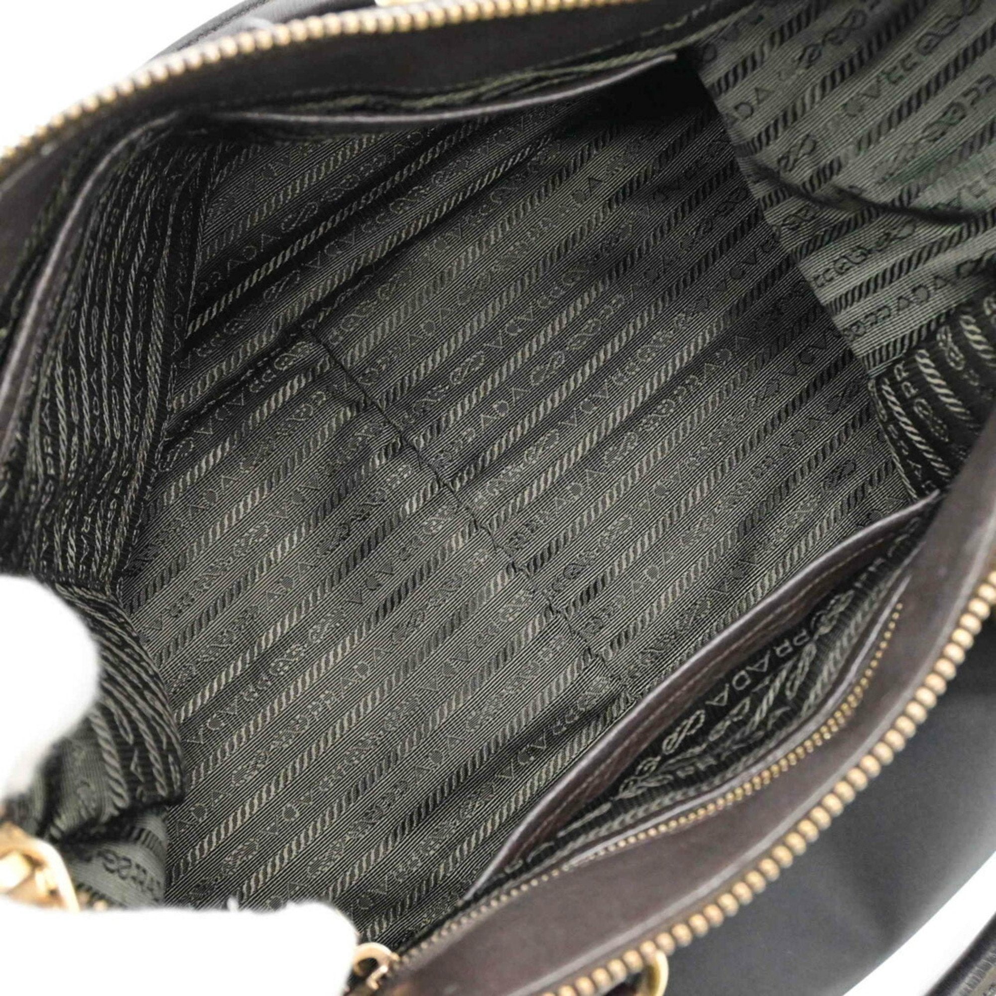 Prada Black Nylon Handbag Shoulder Bag