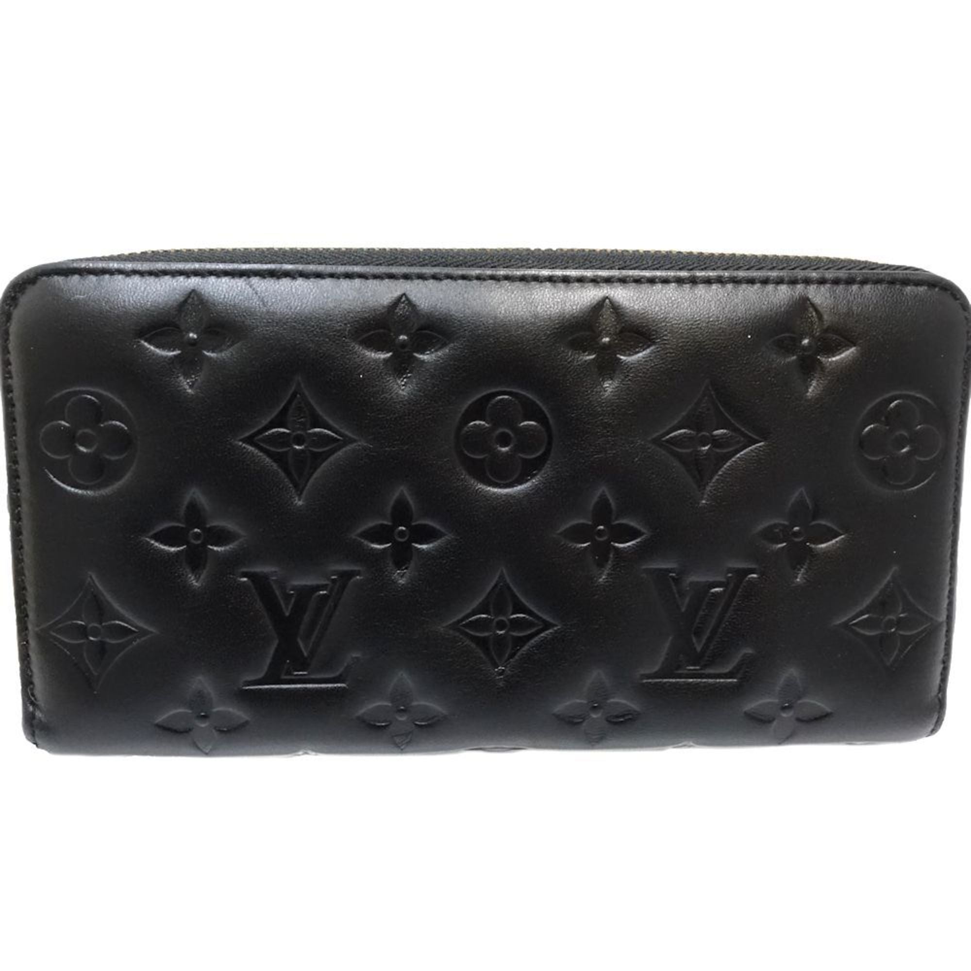 Louis Vuitton Noir Leather Long Wallet