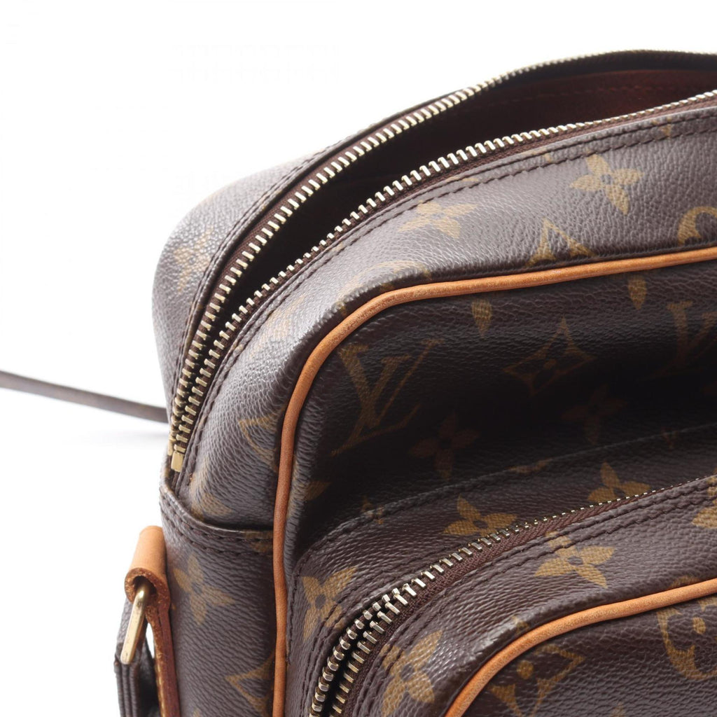 Louis Vuitton Brown Pvc Leather Shoulder Bag