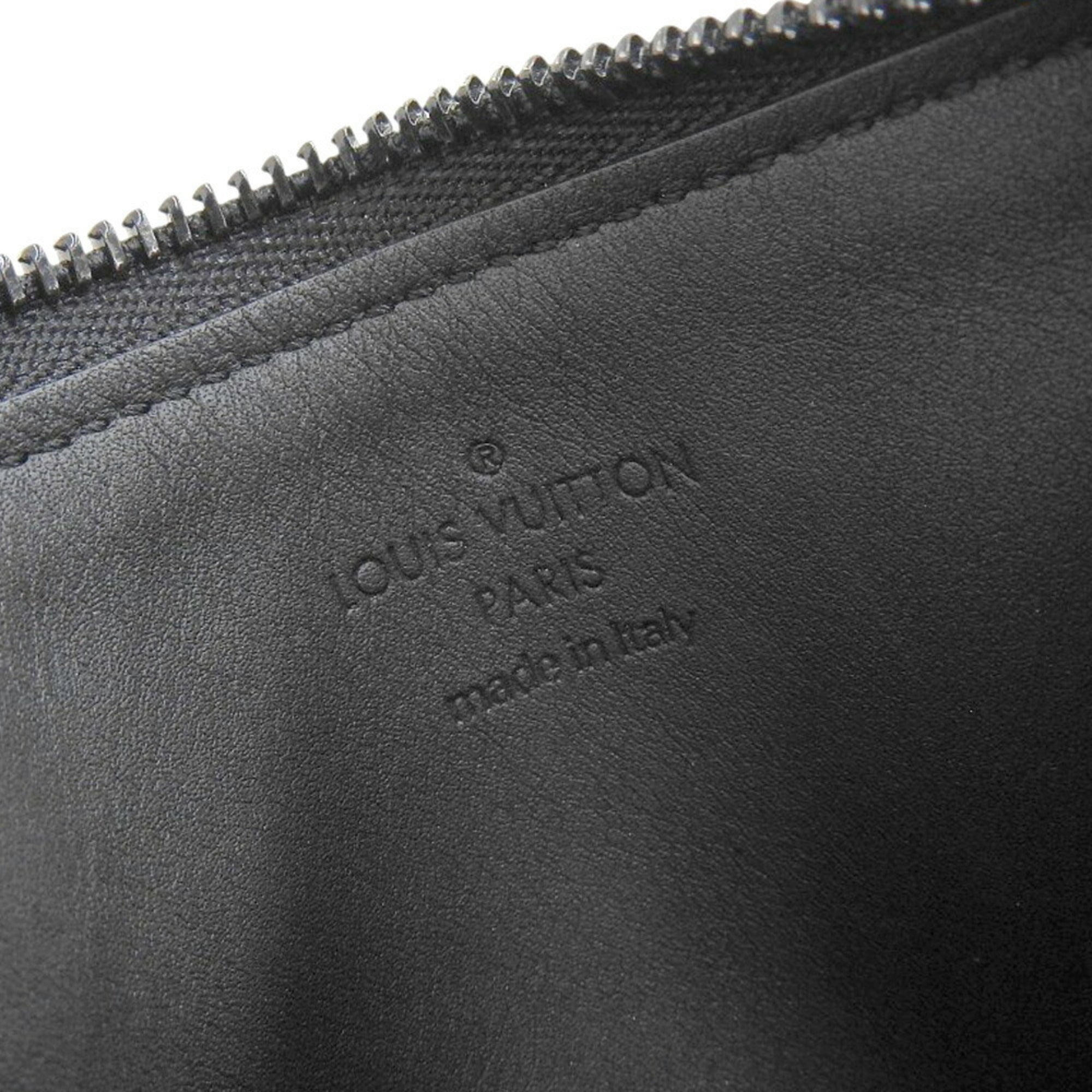 Louis Vuitton Black Noir Monogram Shadow Coin Purse/Coin Case