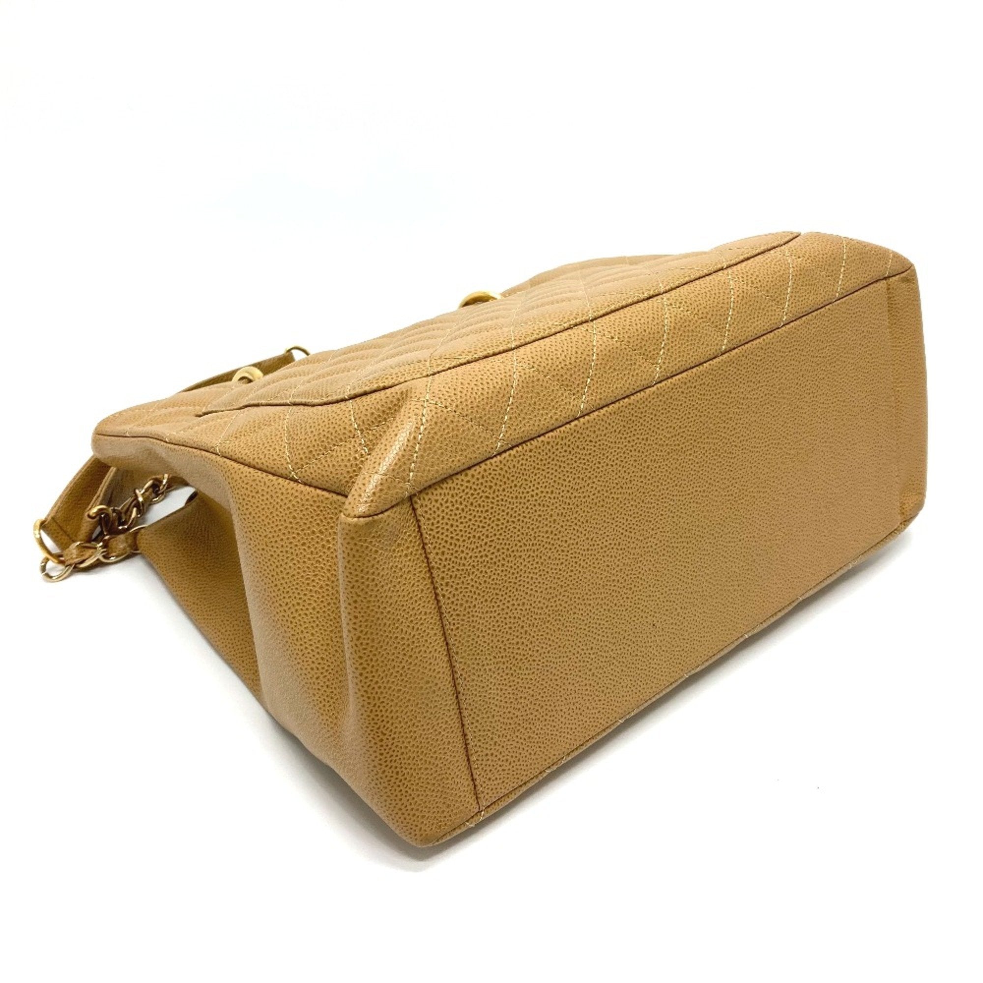 Chanel Beige Leather Tote Bag