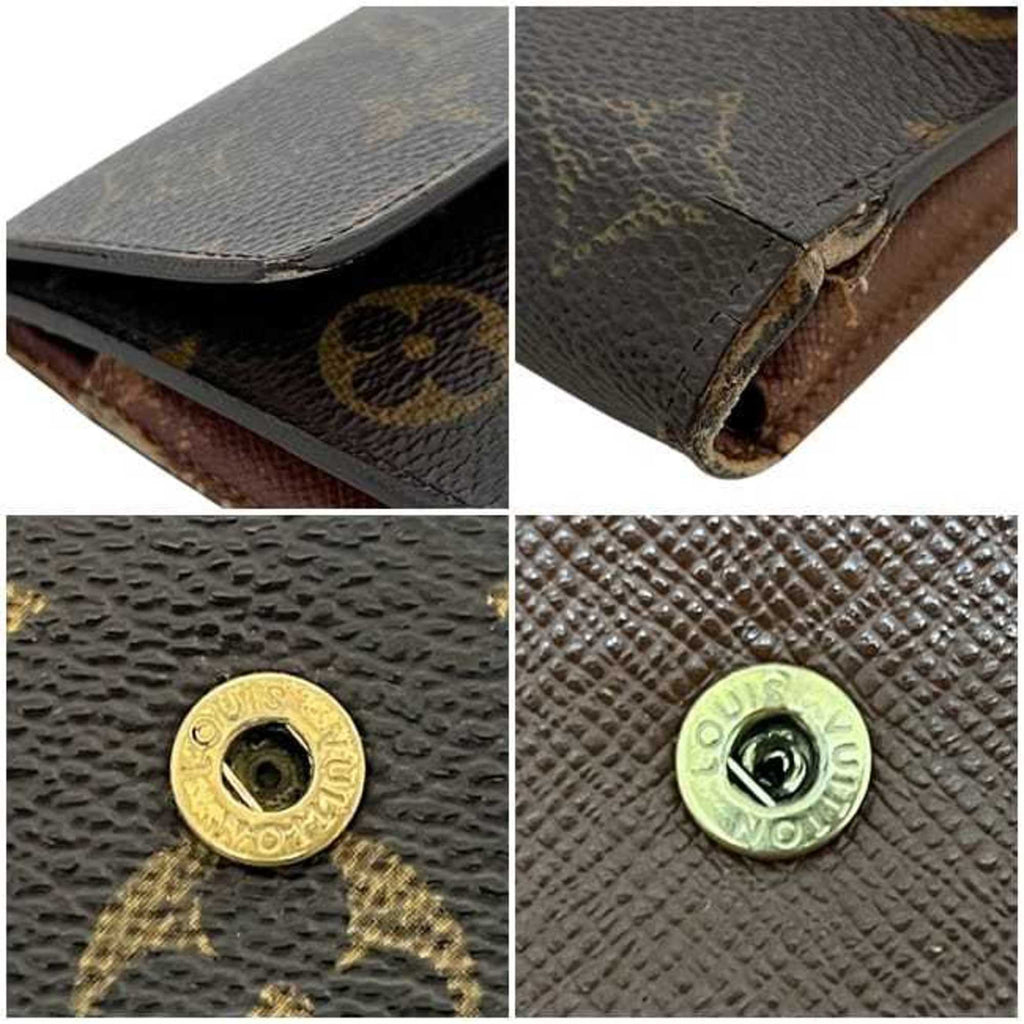 Louis Vuitton Brown Monogram Monogram Long Wallet (Tri-Fold)