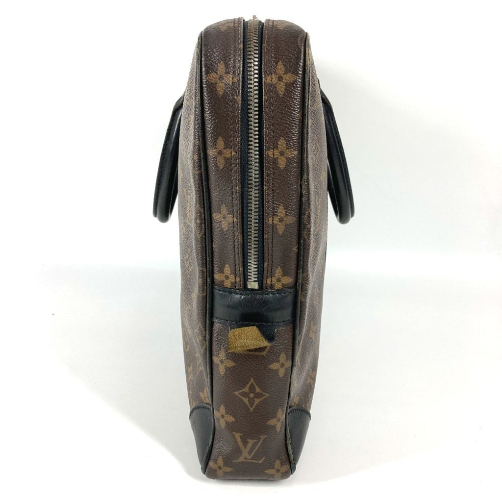 Louis Vuitton Black Brown Monogram Canvas Tote Bag
