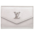 Louis Vuitton Silver Leather Wallet (Tri-Fold)