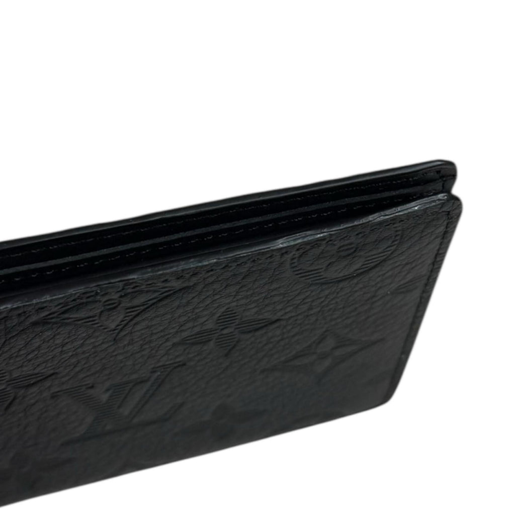 Louis Vuitton Black Leather Wallet