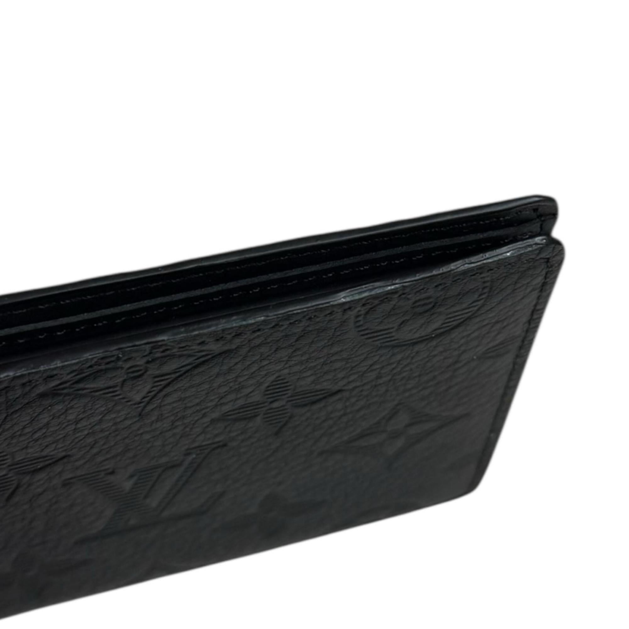Louis Vuitton Black Leather Wallet