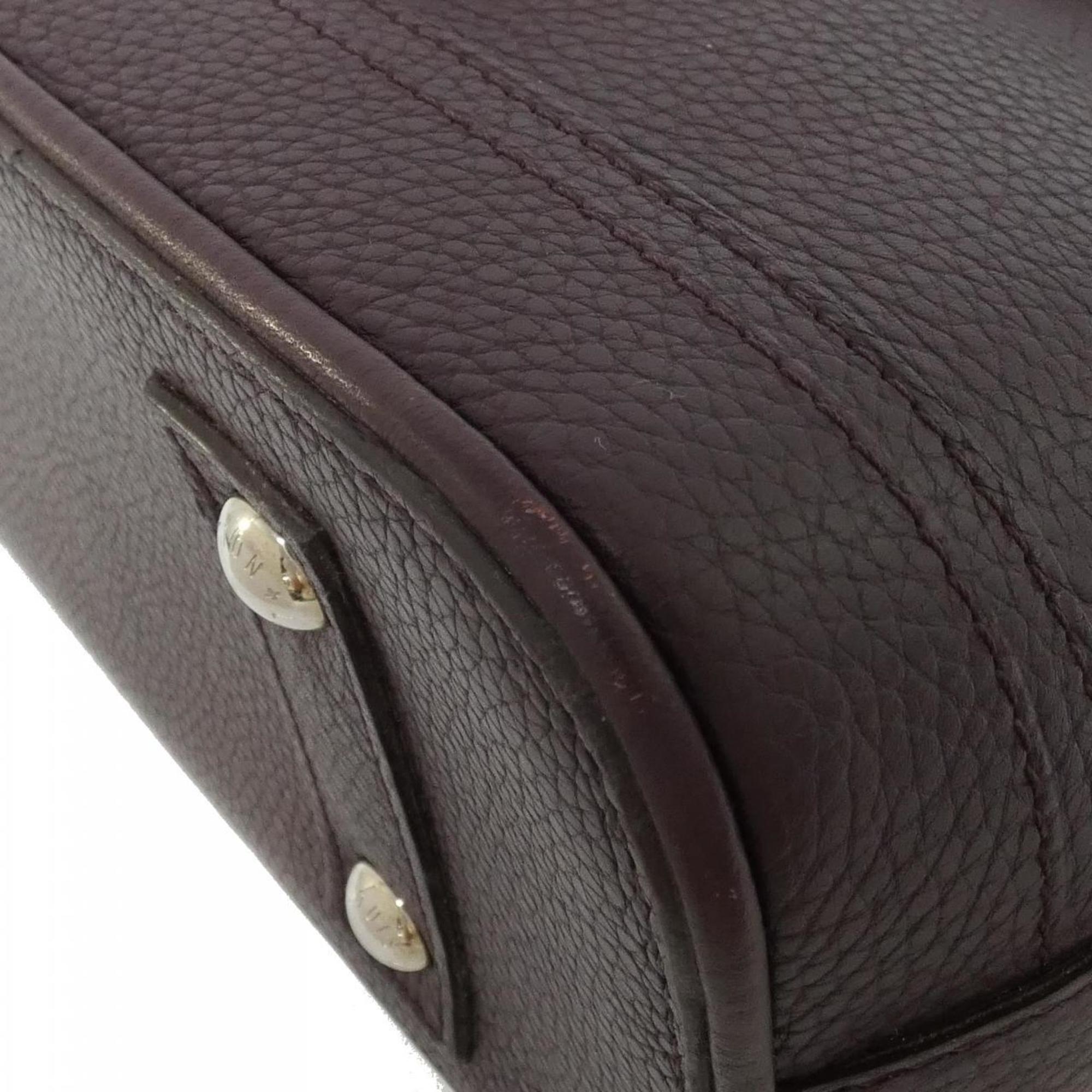 Louis Vuitton Parnassea Violet Leather Handbag