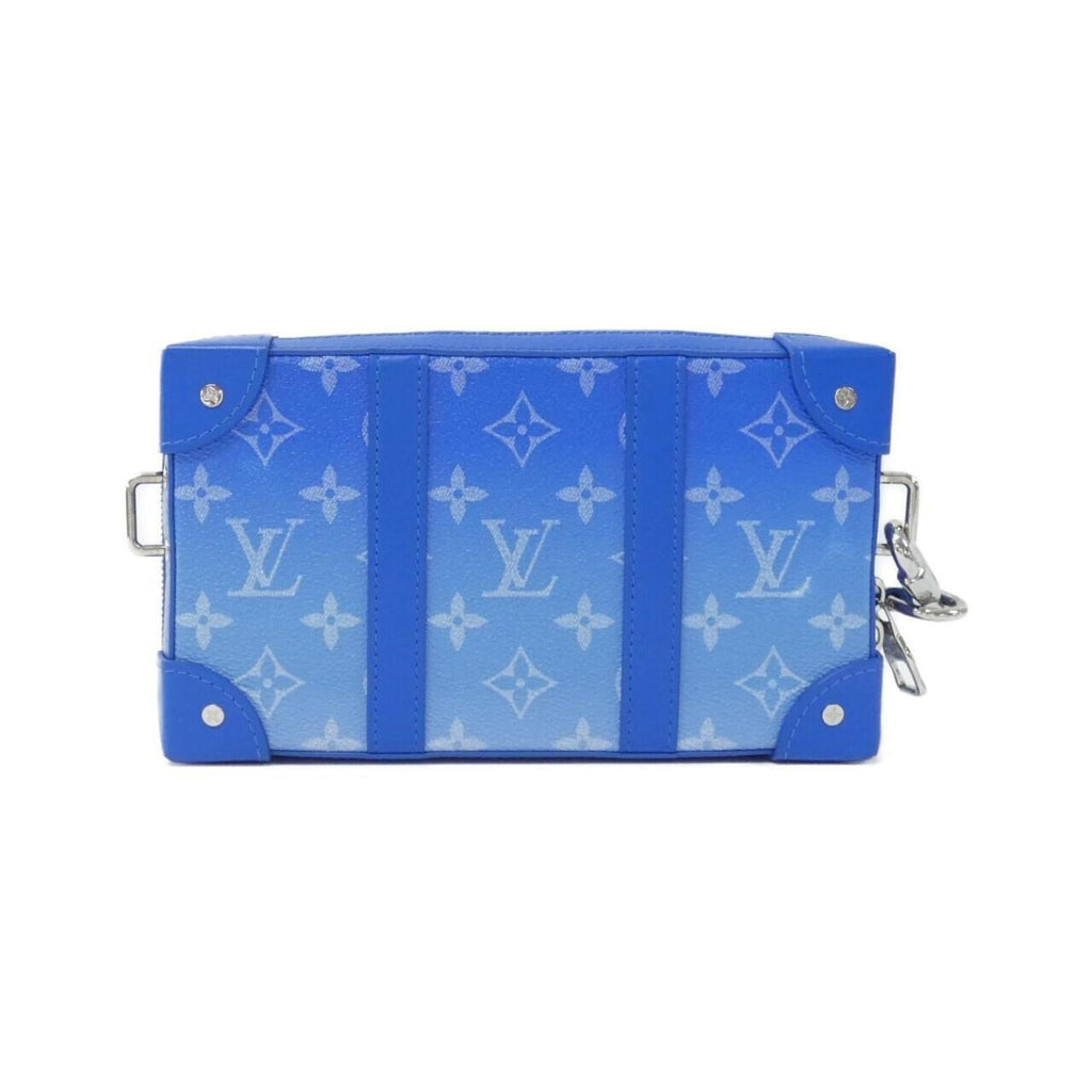 Louis Vuitton Monogram Blue Coated Canvas Shoulder Bag