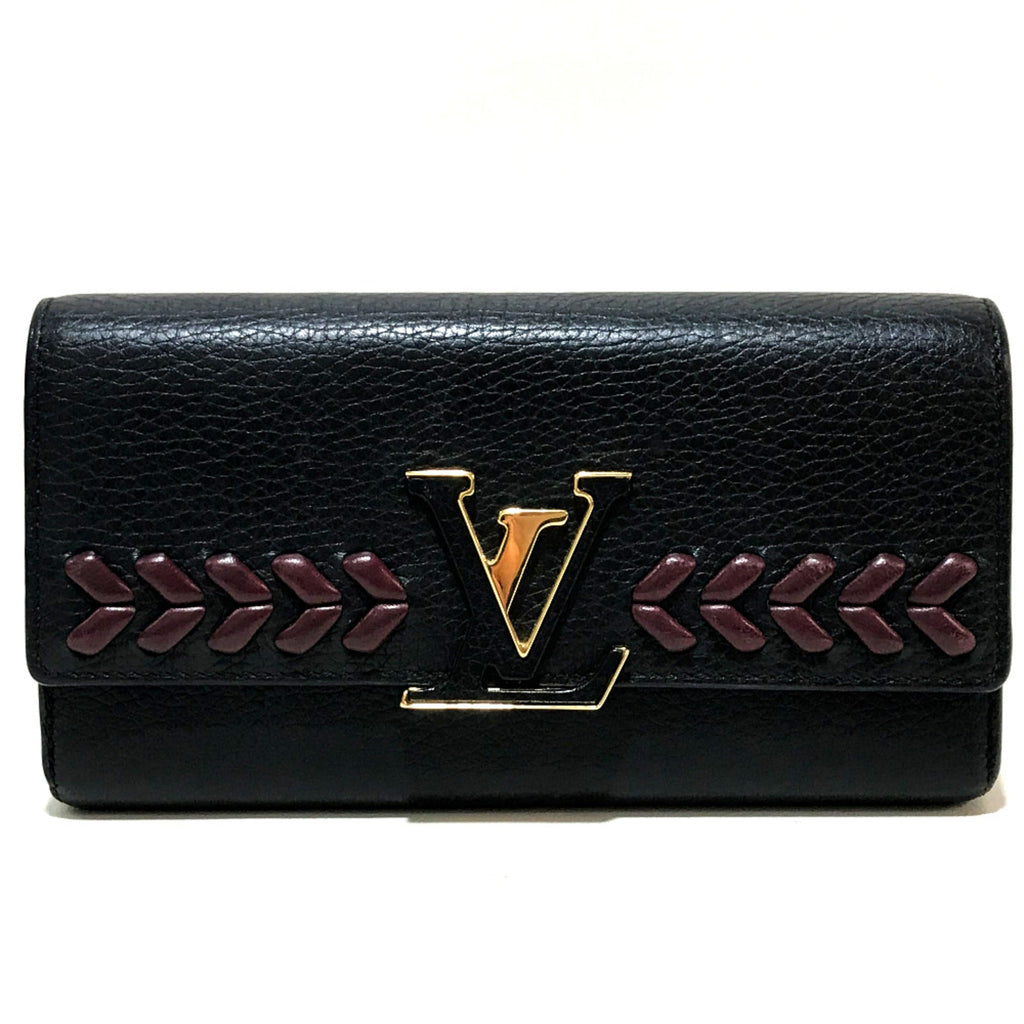 Louis Vuitton Black Leather Wallet