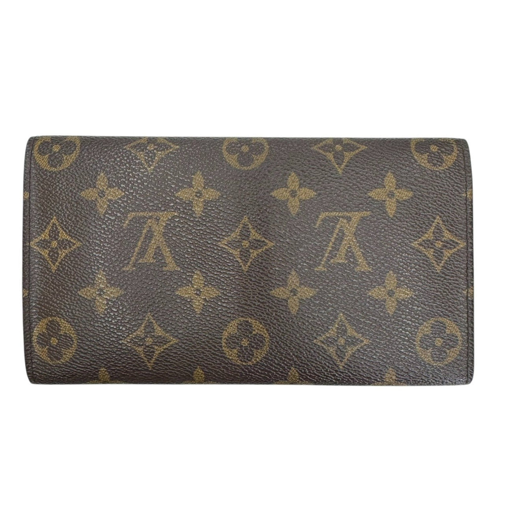 Louis Vuitton Brown Monogram Long Wallet