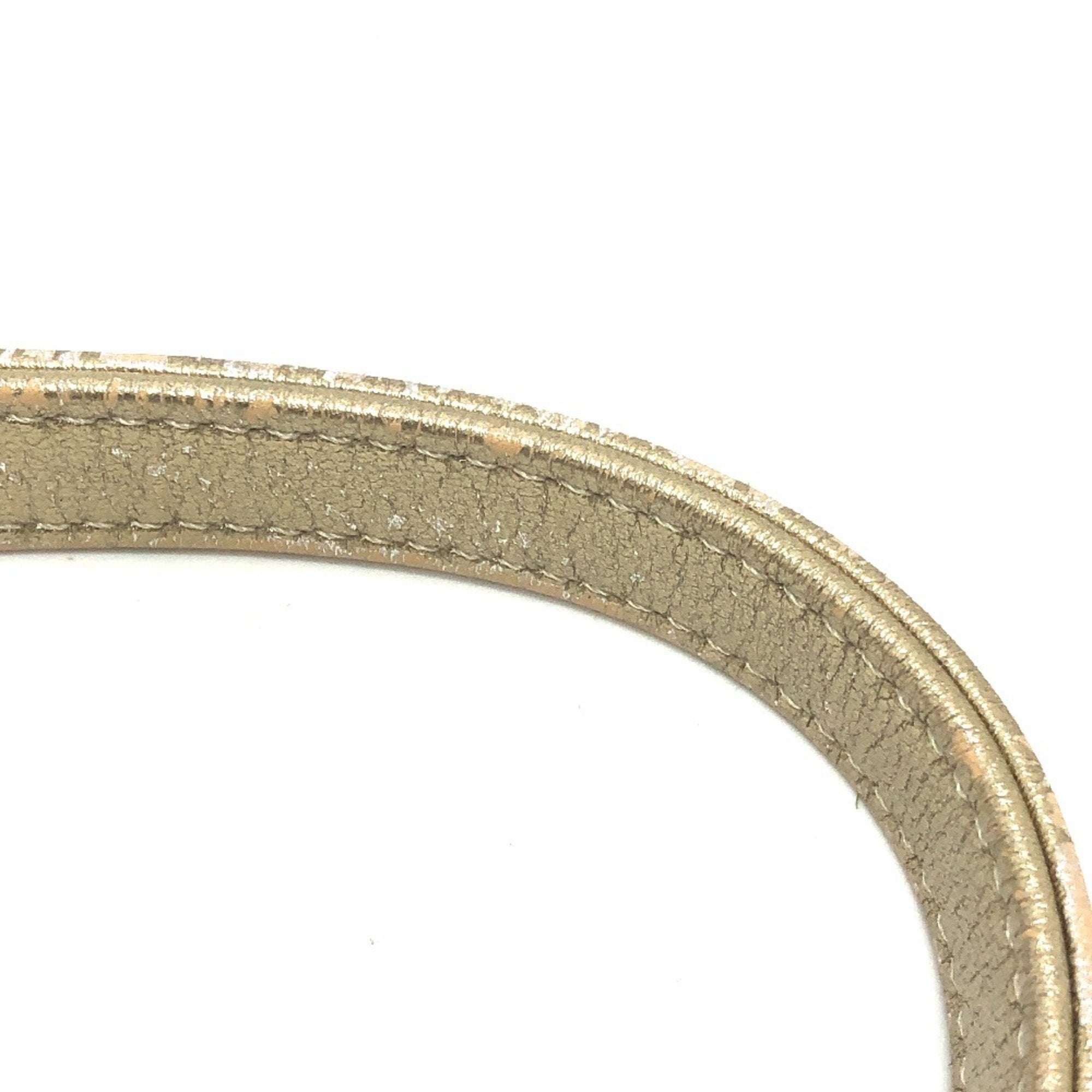 Chanel Matelasse Gold Leather Handbag Shoulder Bag