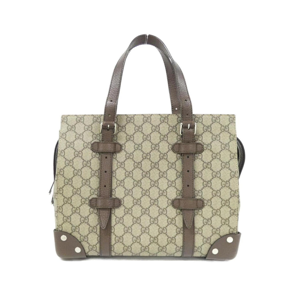 Gucci Beige Brown Gg Supreme Handbag (Pre-Owned)