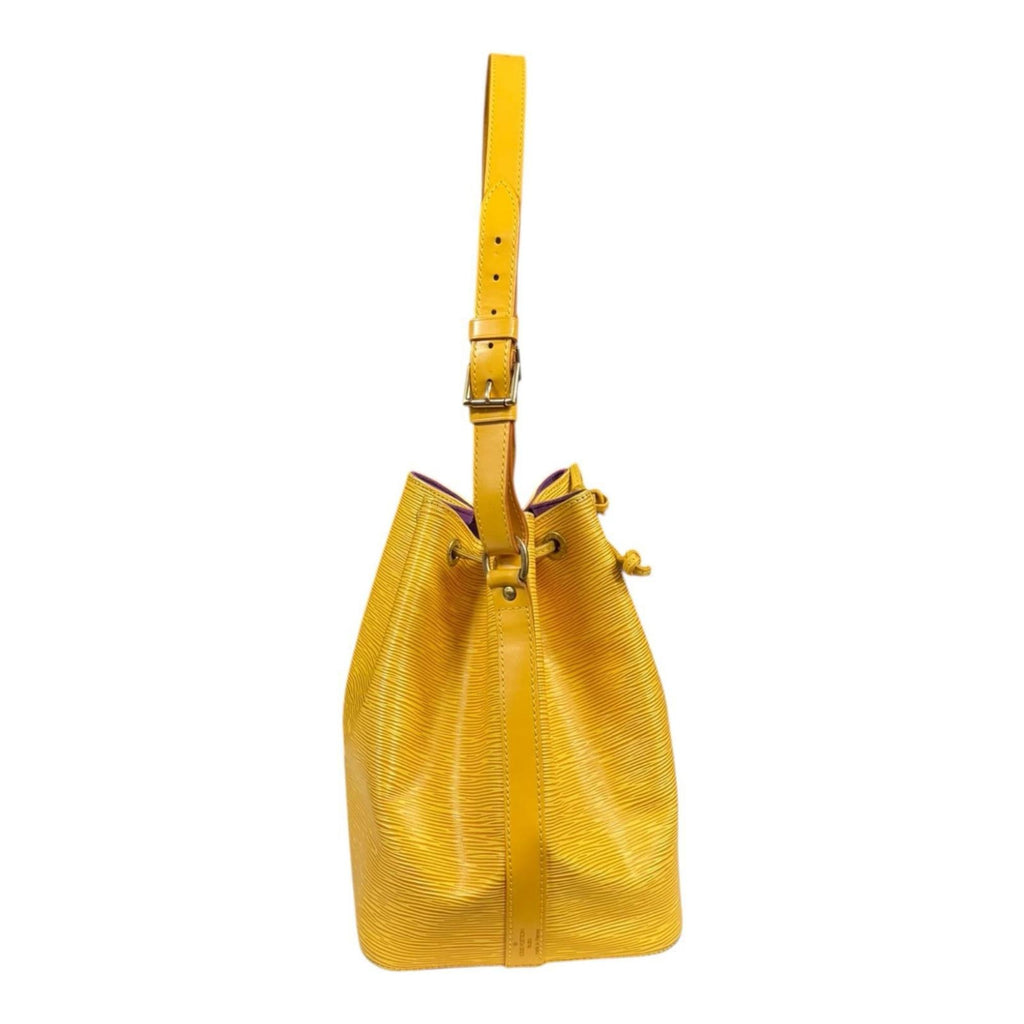 Louis Vuitton Epi Yellow Epi Leather Shoulder Bag