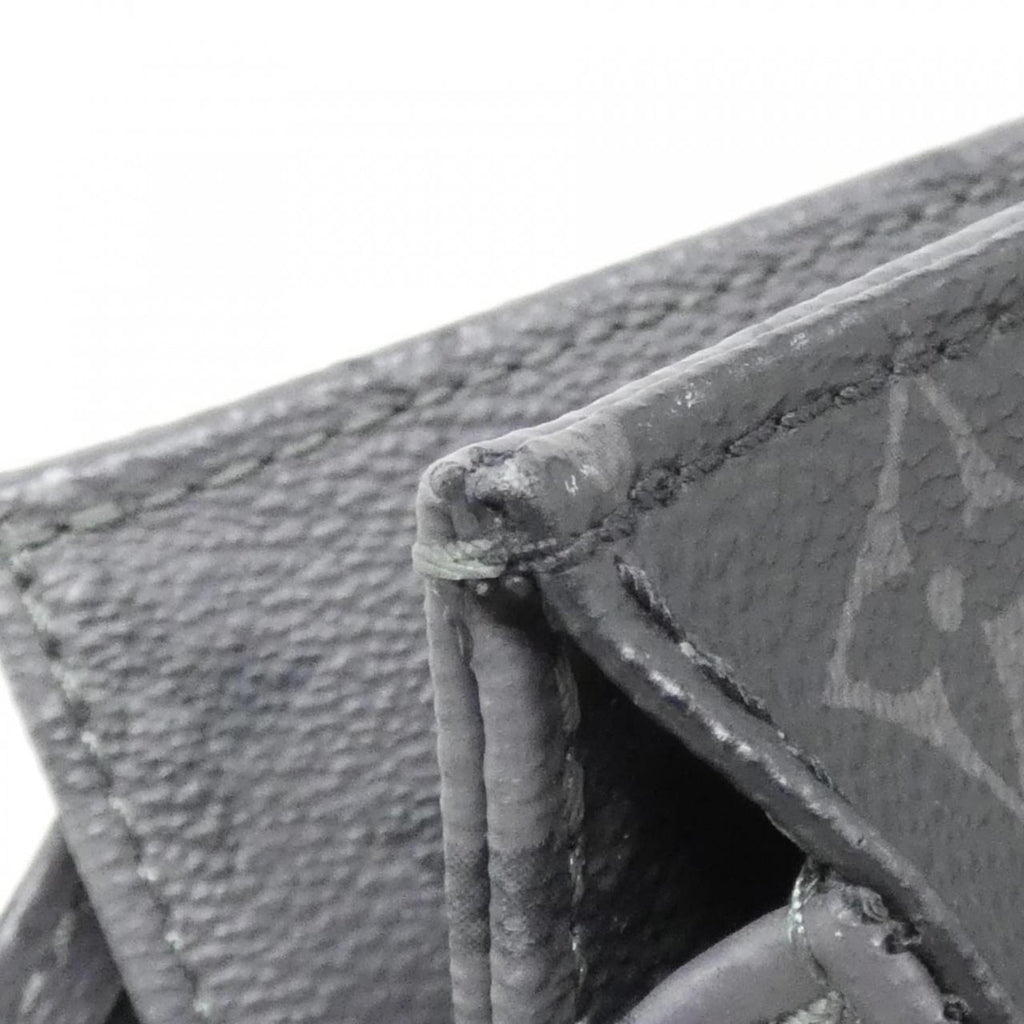 Louis Vuitton Black Gris Coated Canvas Handbag
