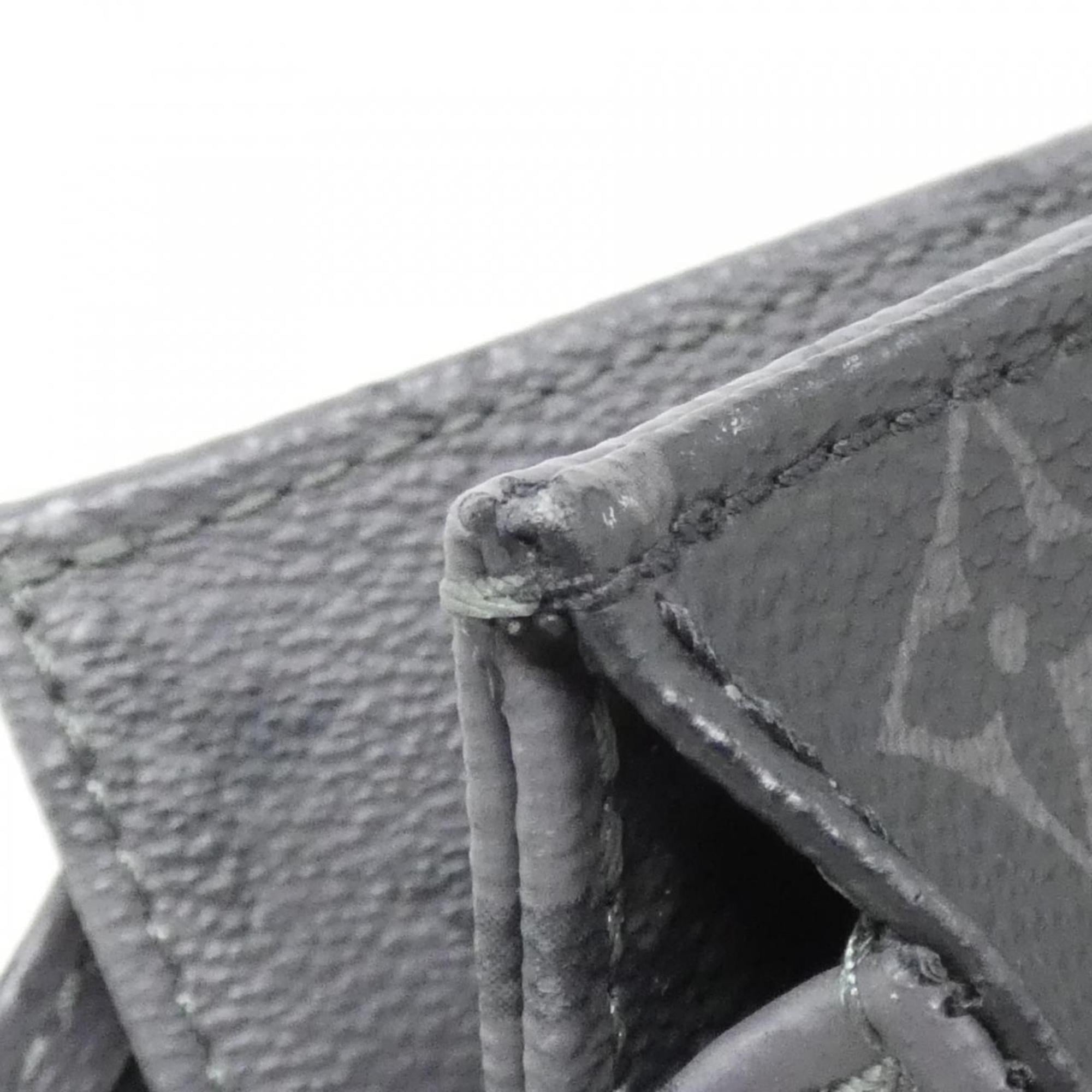 Louis Vuitton Black Gris Coated Canvas Handbag