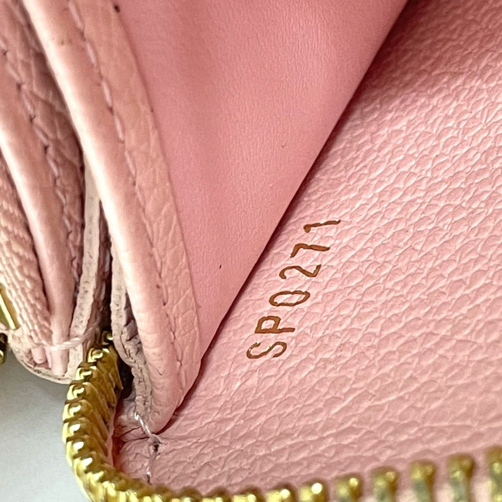 Louis Vuitton Monogram Empreinte Pink Monogram Empreinte Long Wallet