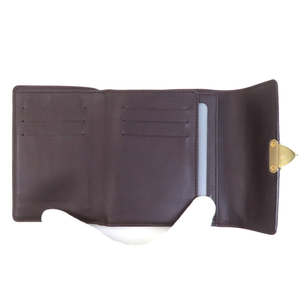Louis Vuitton Monogram Vernis Amarante Monogram Vernis Wallet (Tri-Fold)