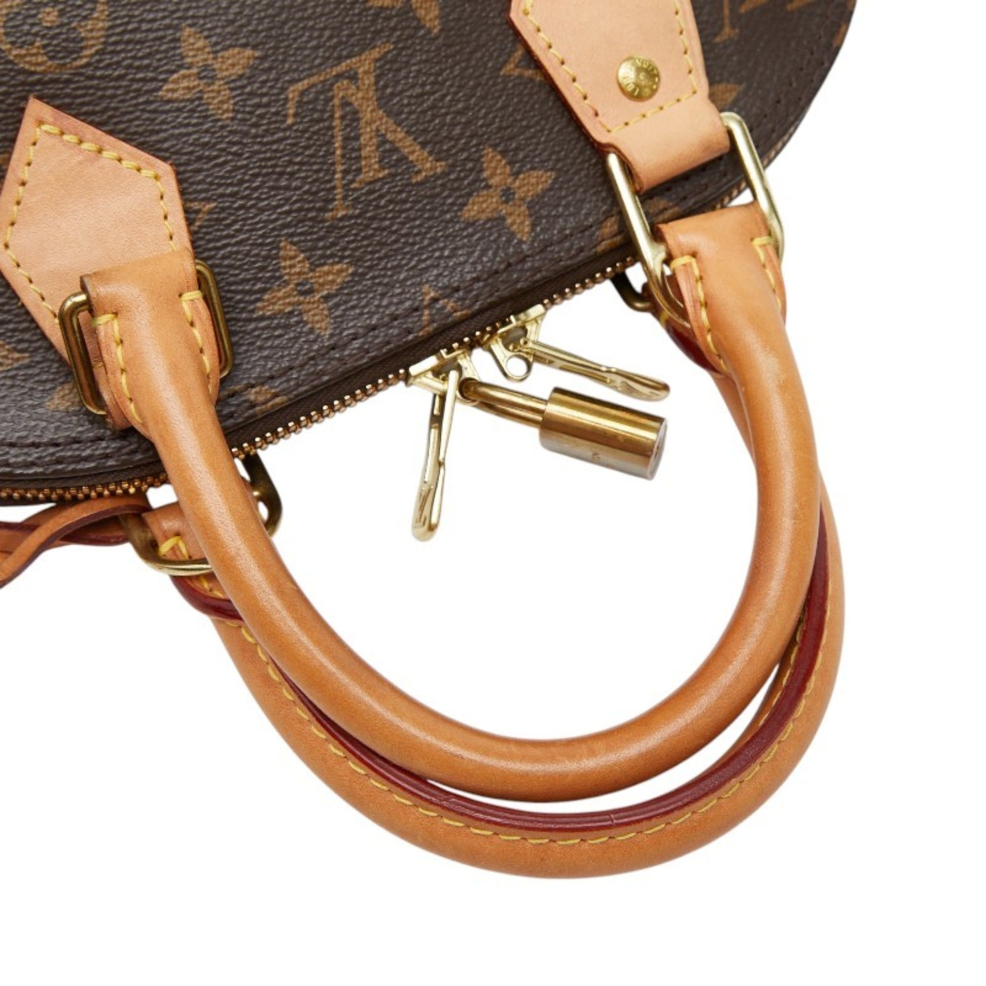 Louis Vuitton Monogram Brown Pvc Leather Handbag Shoulder Bag